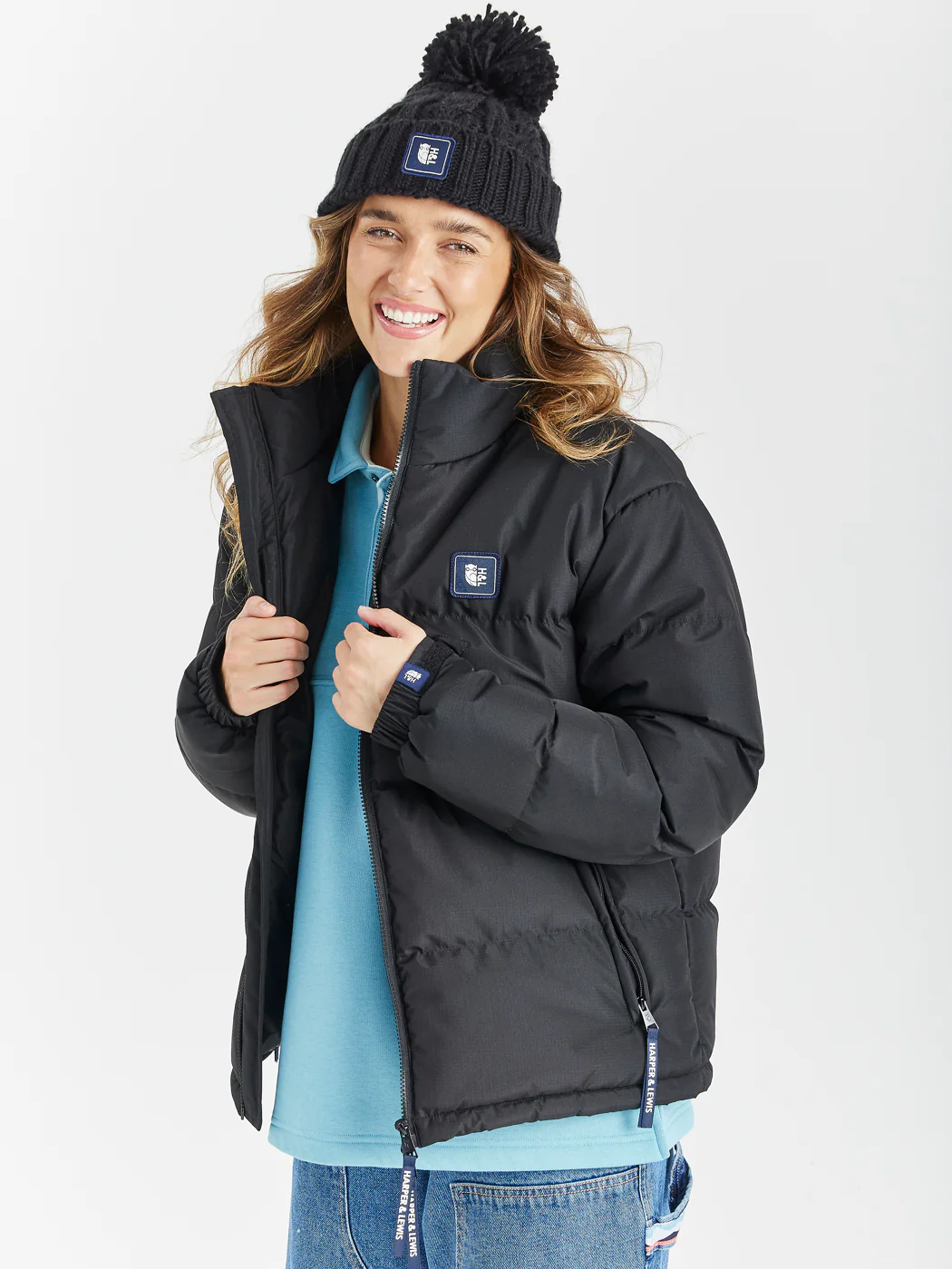Noire Puffer Coat - Harper & Lewis