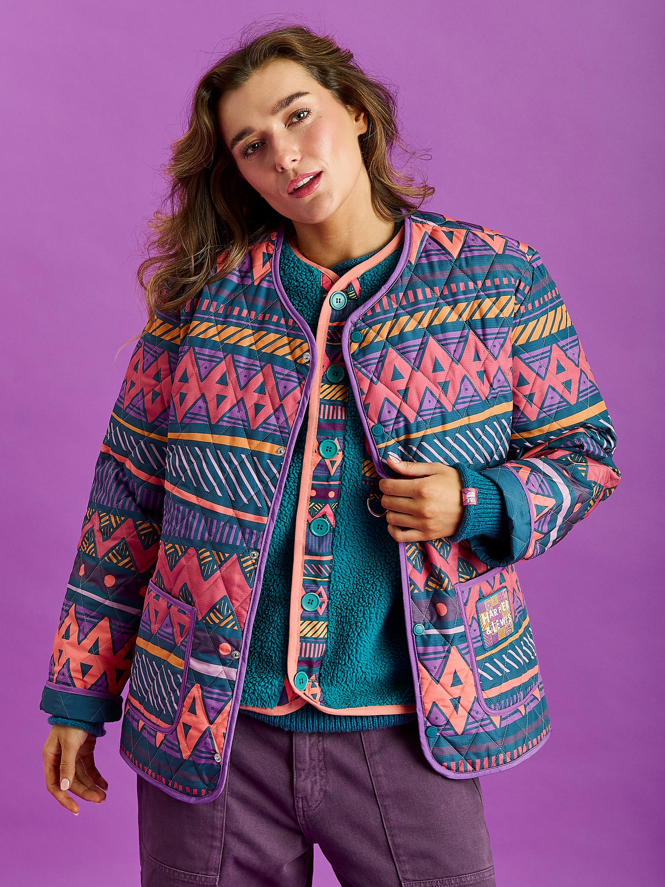 Indie Sherpa Fleece Gilet - Harper & Lewis