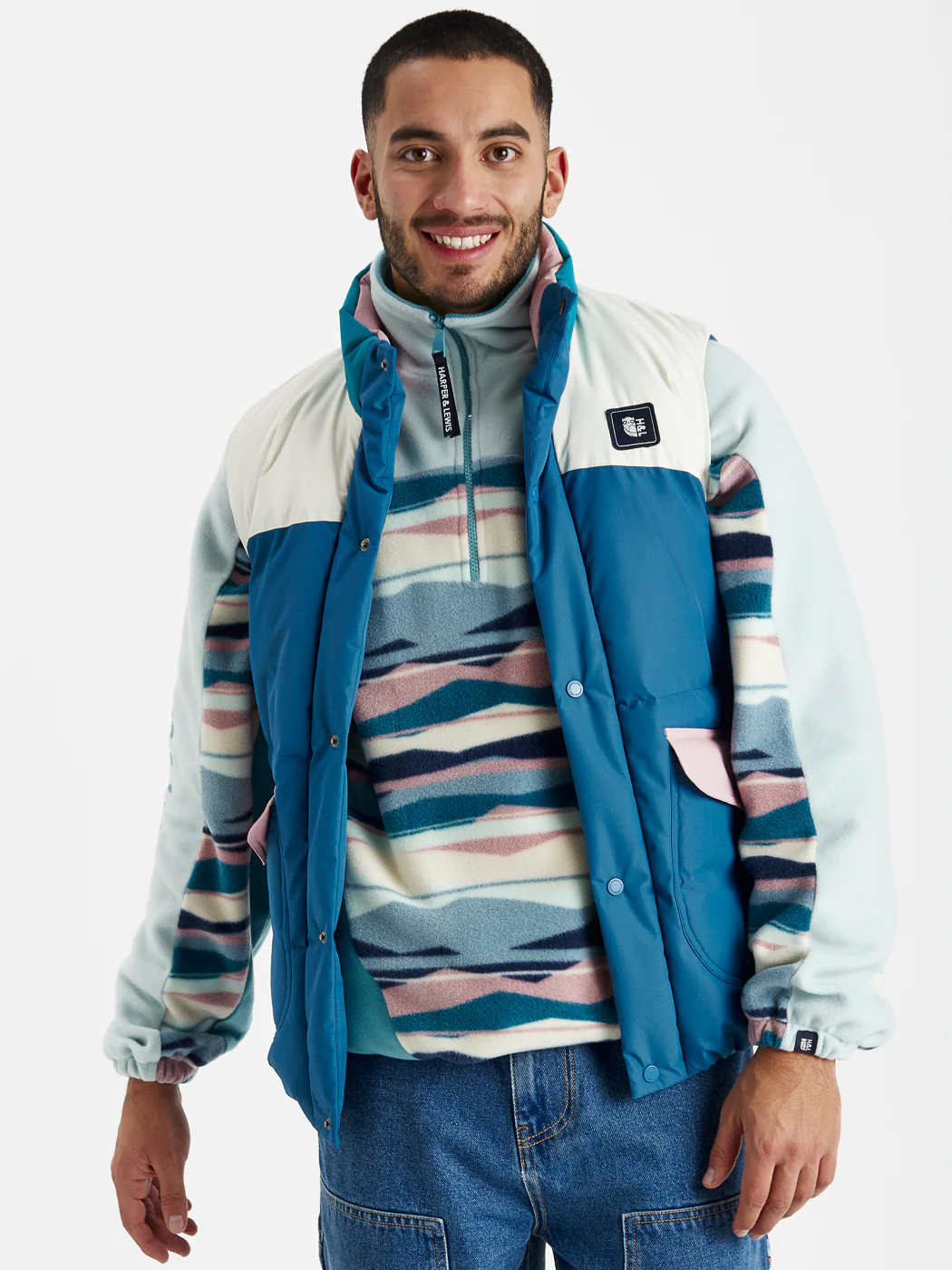 Santana Puffer Gilet - Harper & Lewis