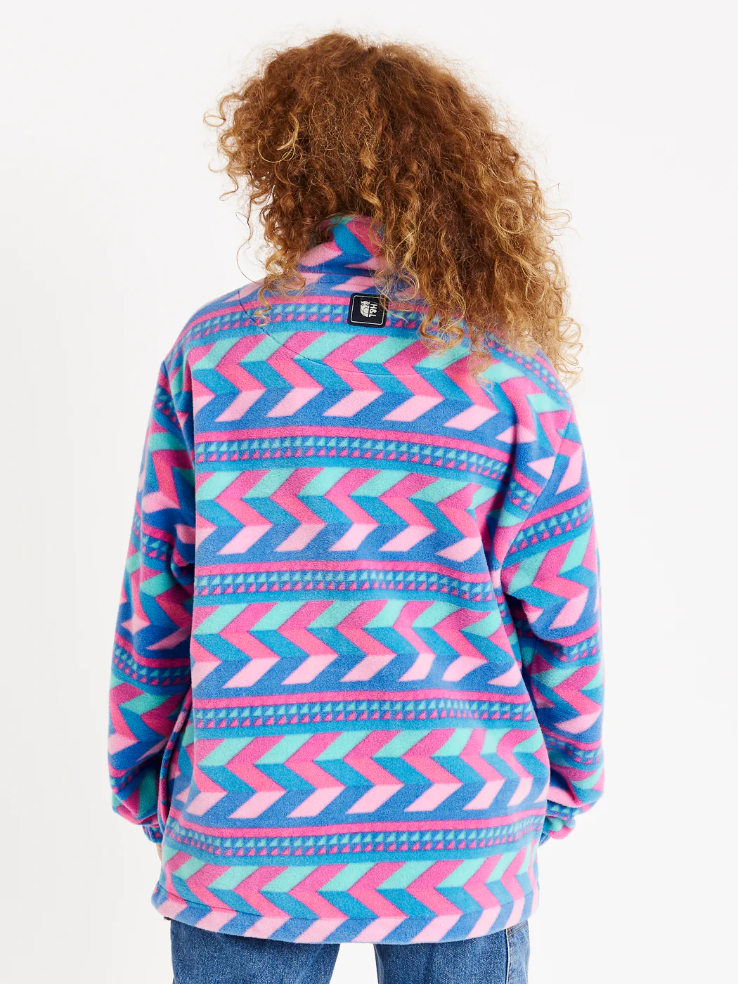 Alba Retro Pattern 1/4 Zip Fleece - Harper & Lewis