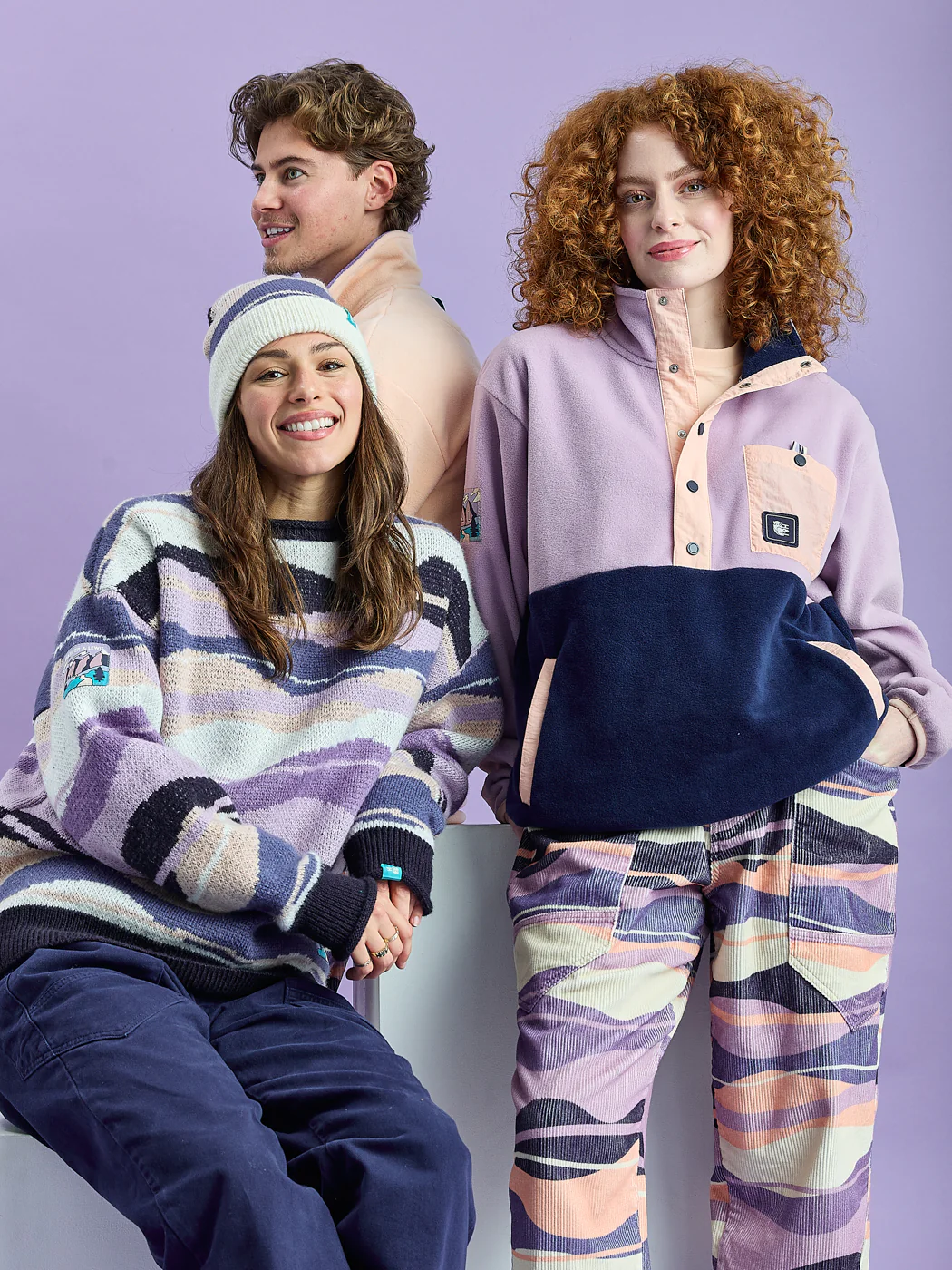 Dana Retro Pattern Knitted Jumper - Harper & Lewis