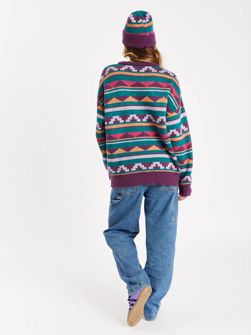 Tula Retro Pattern Knitted Jumper - Harper & Lewis
