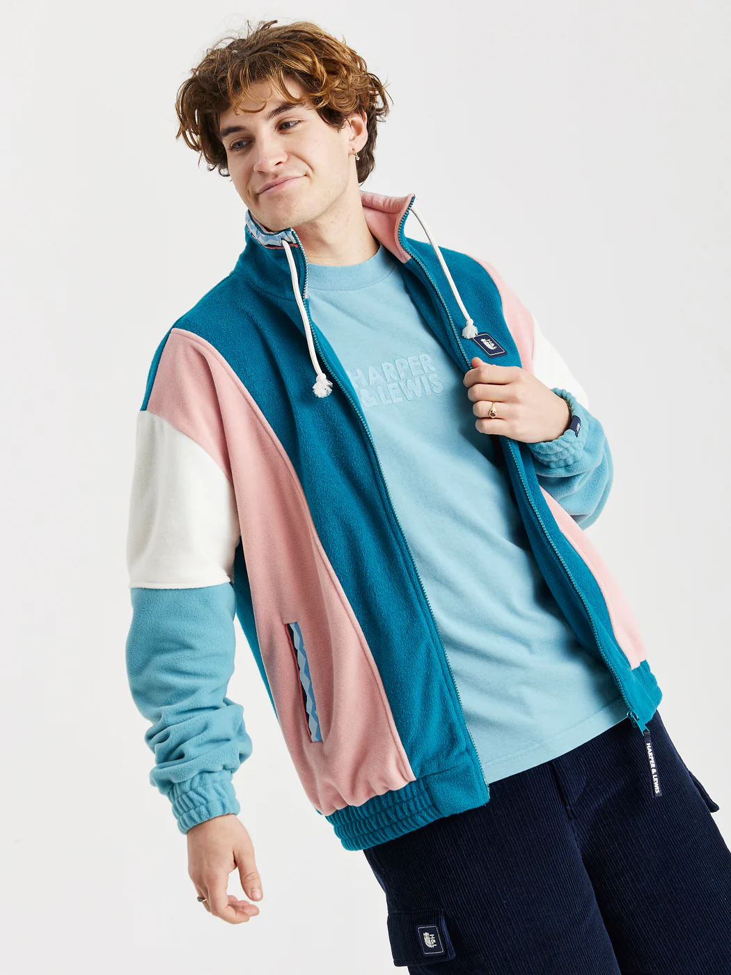 Camille Tee Steel Blue - Harper & Lewis