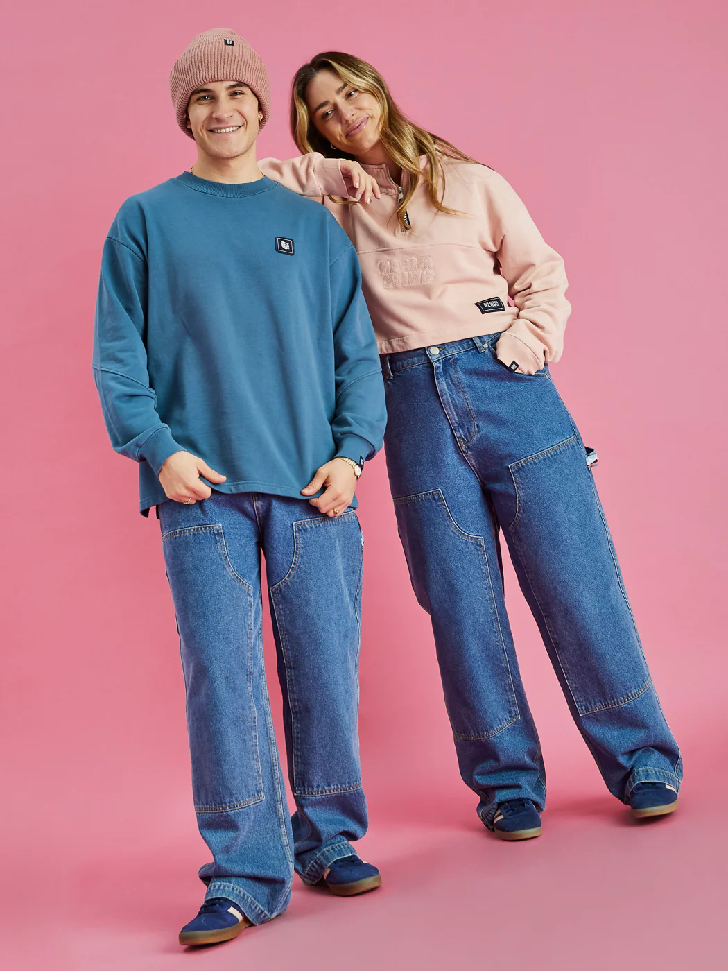 Lumi Oversized Sweater Petrol - Harper & Lewis