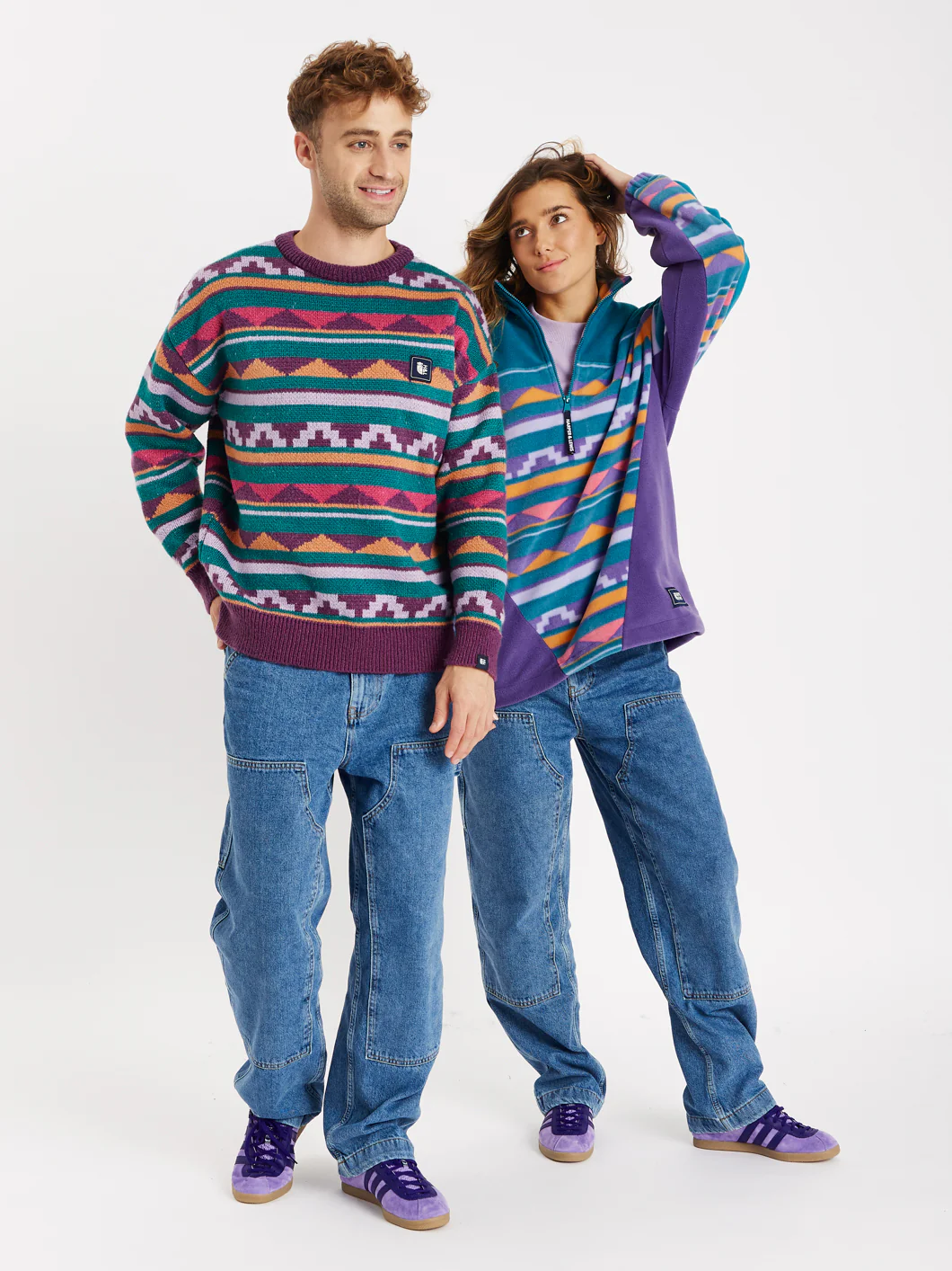 Tula Retro Pattern Knitted Jumper - Harper & Lewis