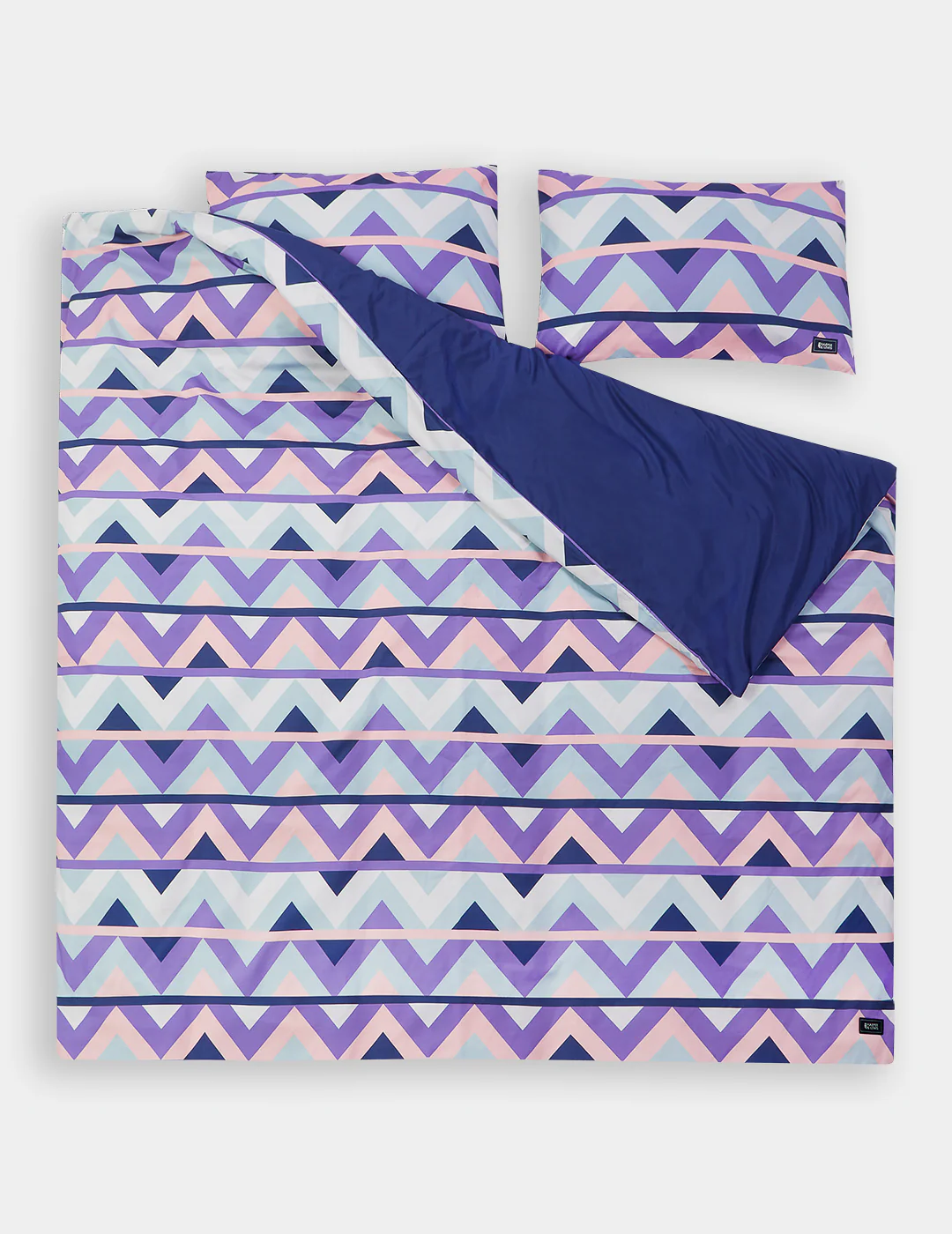 Polar Retro Pattern Double Duvet & Pillowcase Set - Harper & Lewis
