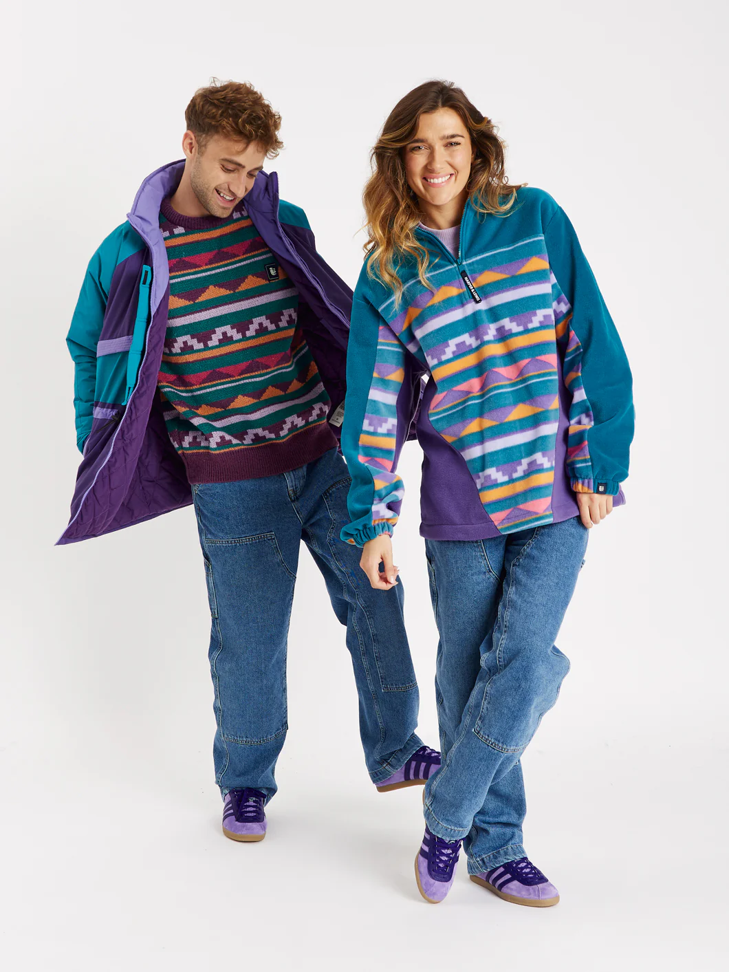 Tula Retro Pattern Knitted Jumper - Harper & Lewis