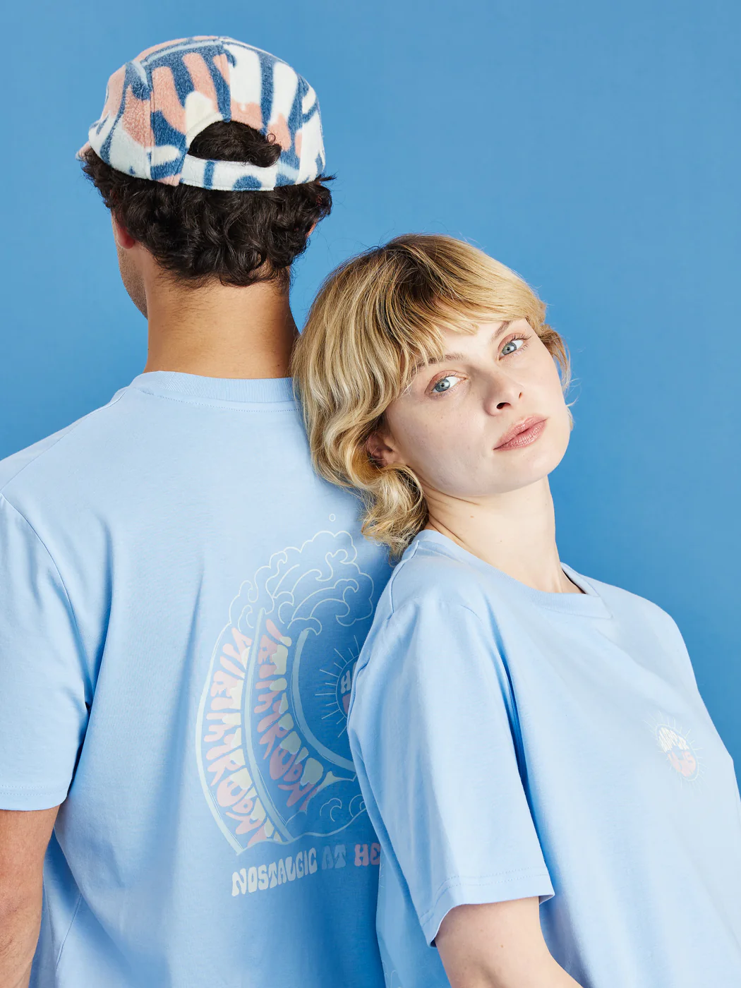 Maia Tee Cornflower Blue - Harper & Lewis