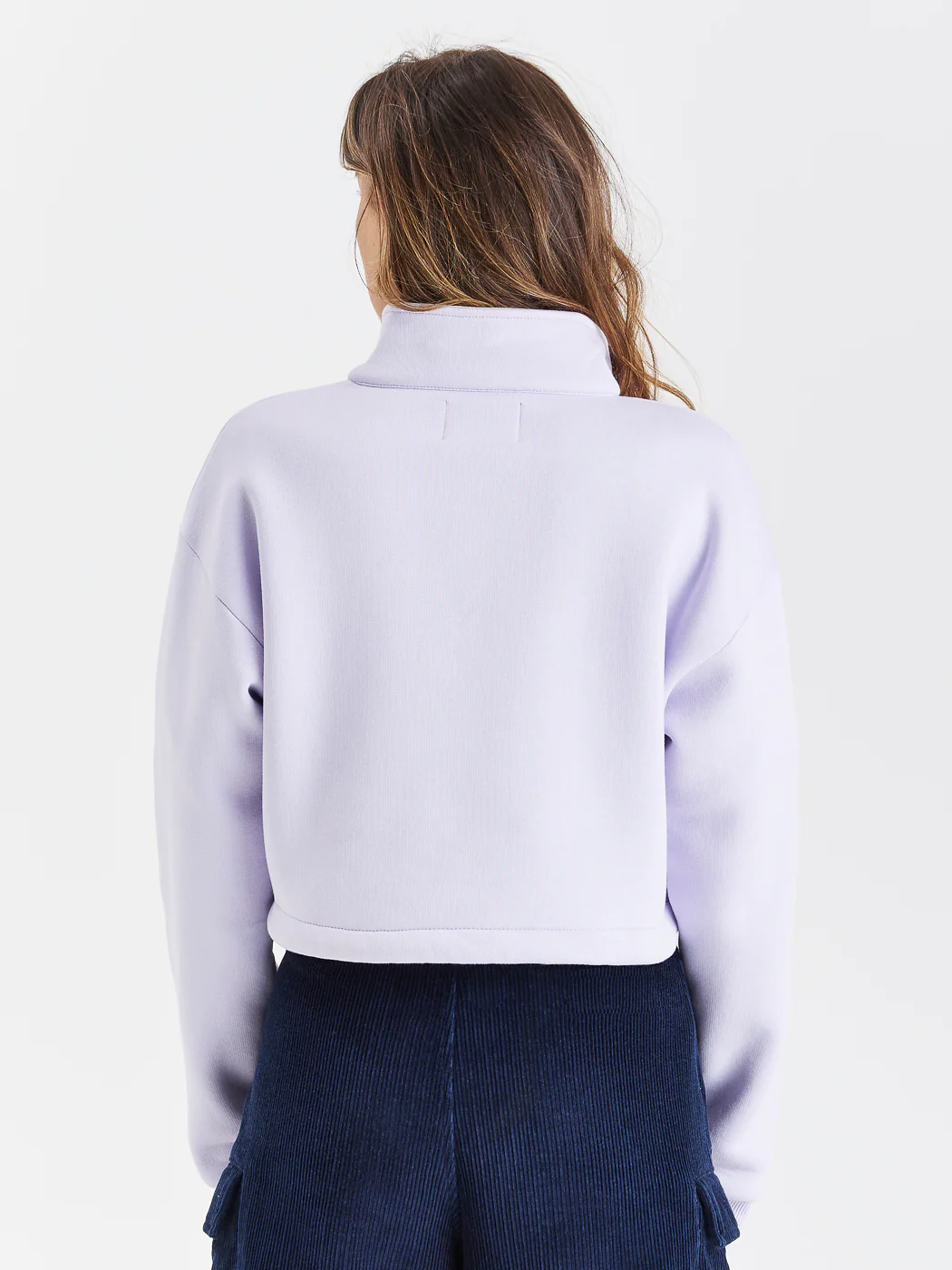 Sophia Cropped 1/4 Zip Sweater - Harper & Lewis