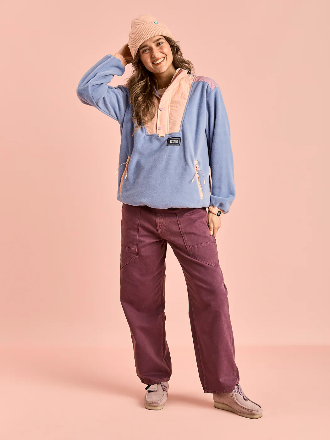 Meadow Popper Neck Fleece - Harper & Lewis