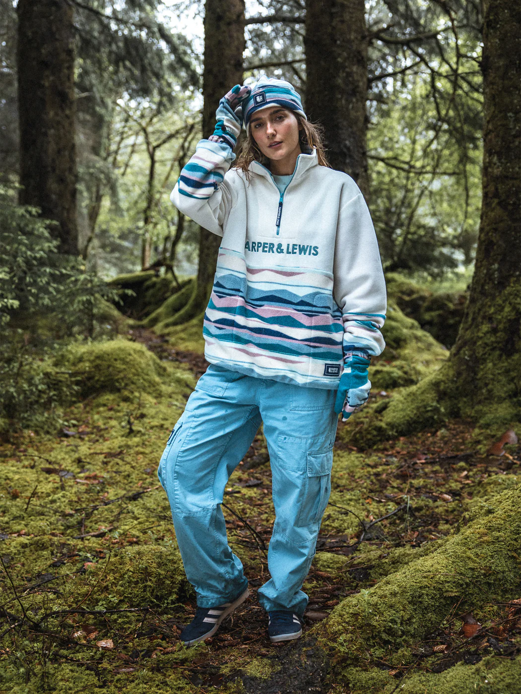 Cargo Pants Steel Blue - Harper & Lewis