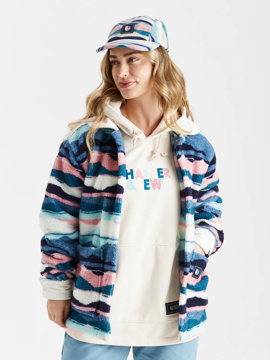 Kelsey Hoodie Cream - Harper & Lewis