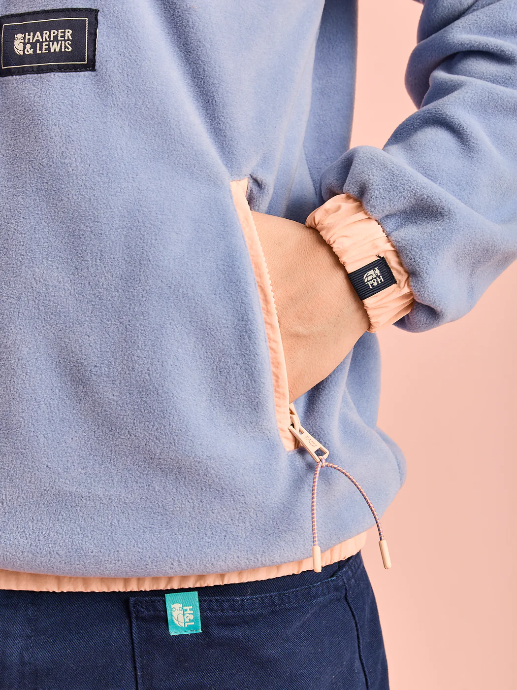 Meadow Popper Neck Fleece - Harper & Lewis