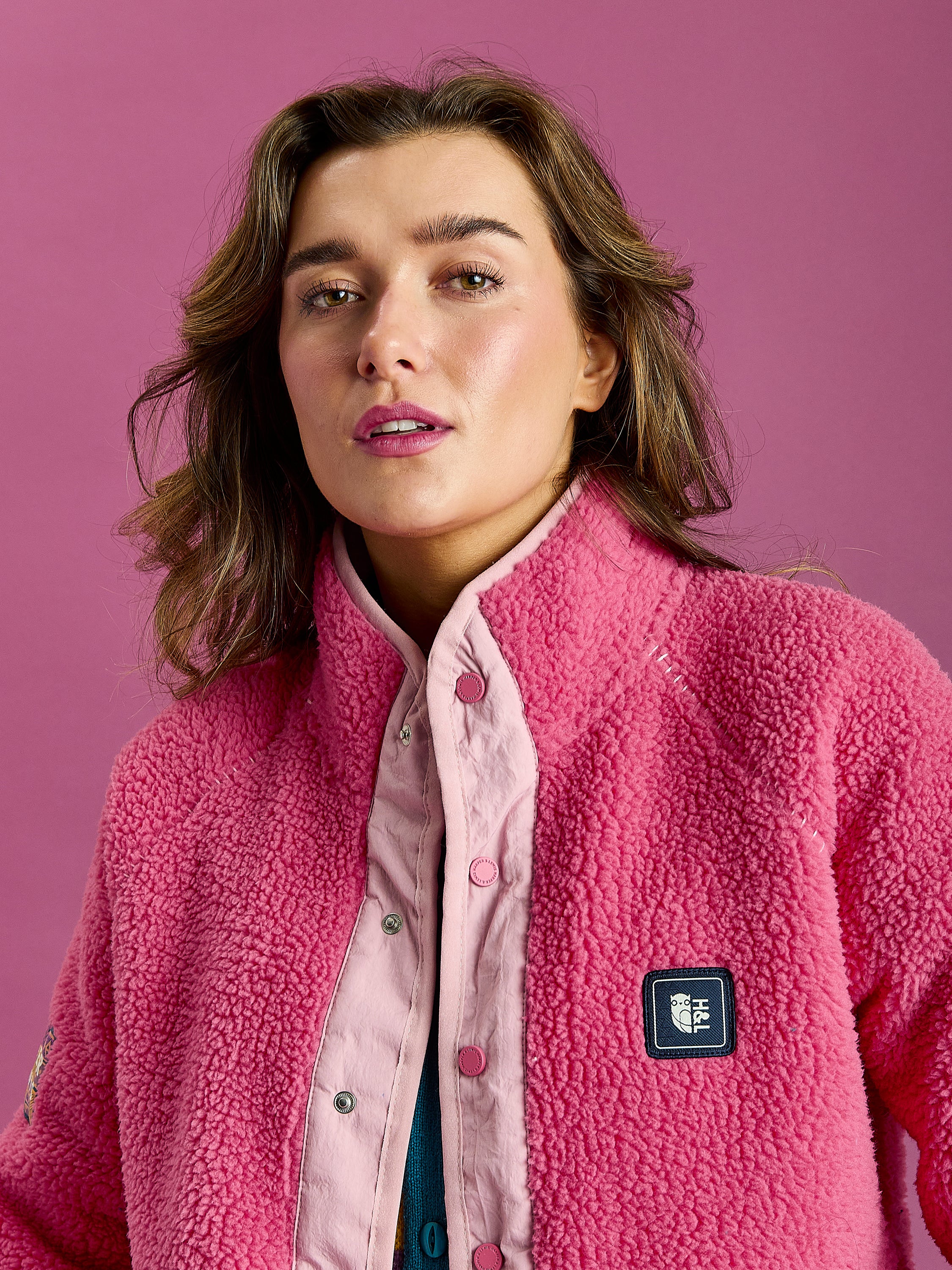 Frieda Sherpa Fleece Jacket - Harper & Lewis