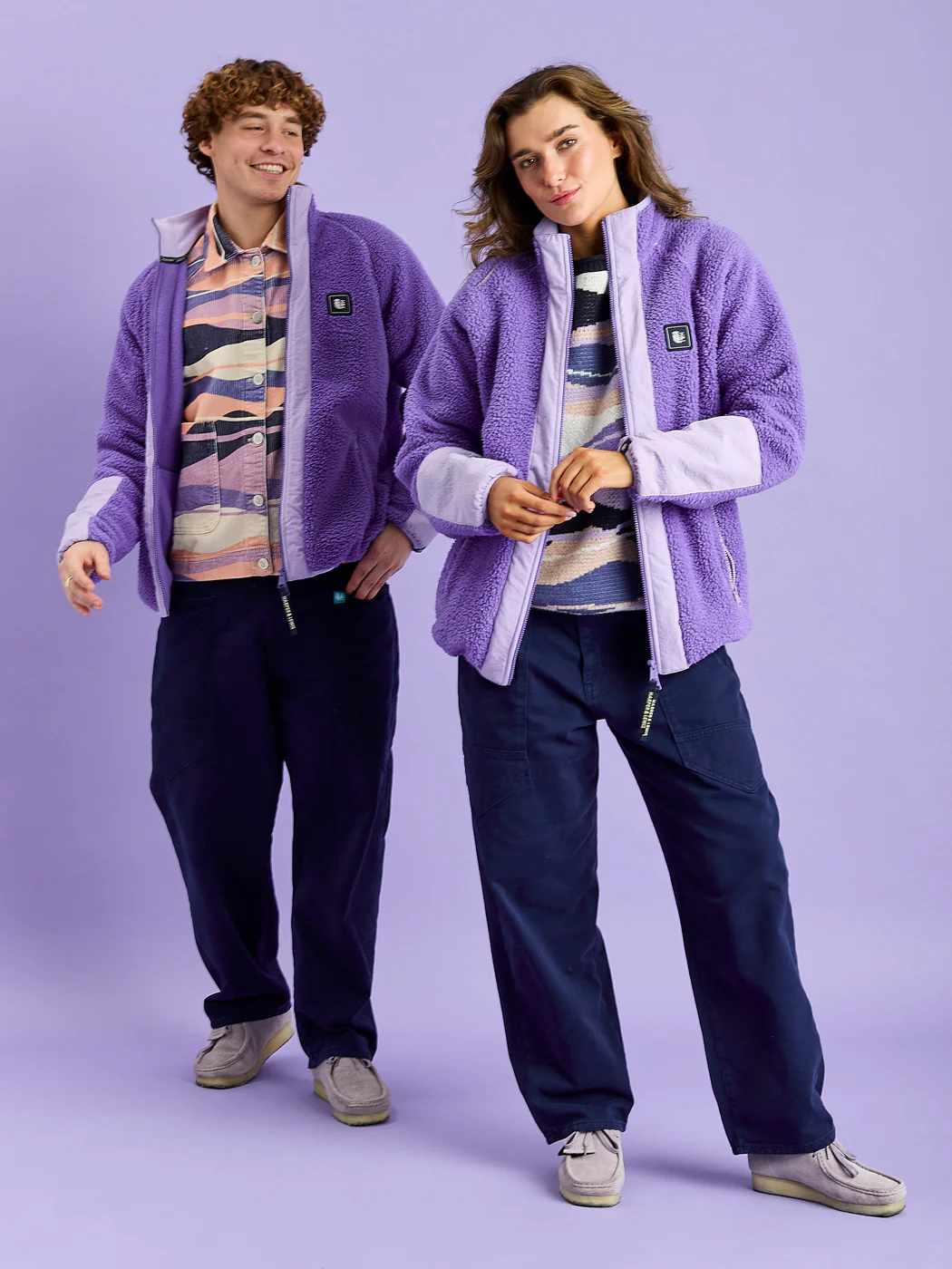 Leigh Sherpa Fleece Jacket - Harper & Lewis