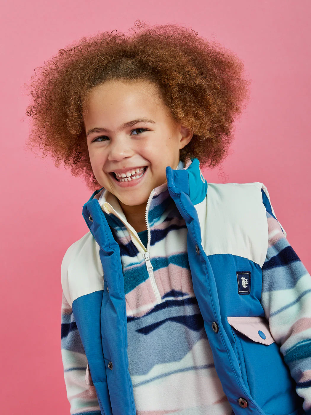 Kids Santana Puffer Gilet - Harper & Lewis