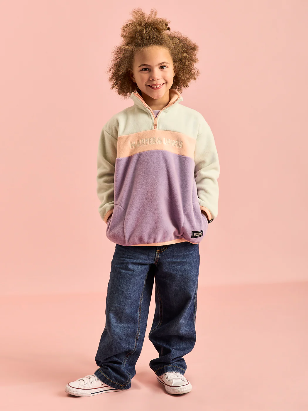 Kids Mellow 1/4 Zip Fleece - Harper & Lewis