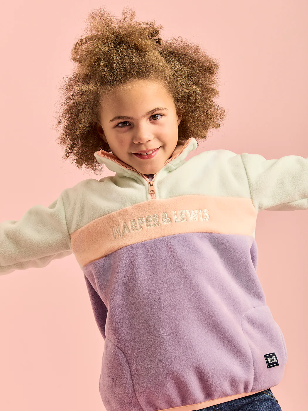 Kids Mellow 1/4 Zip Fleece - Harper & Lewis