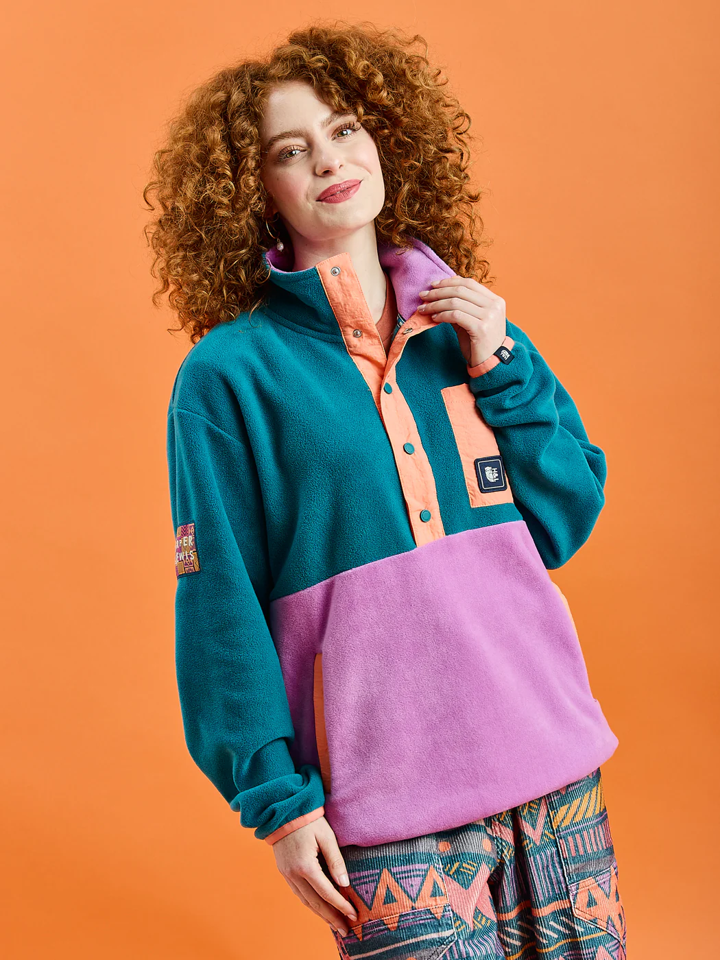 Aries Popper Neck Fleece - Harper & Lewis