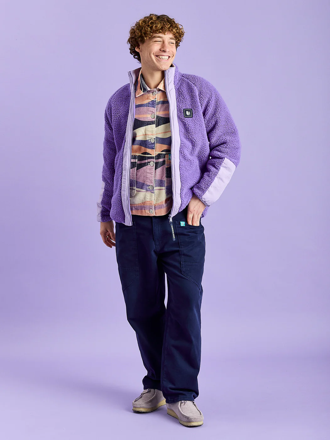 Leigh Sherpa Fleece Jacket - Harper & Lewis