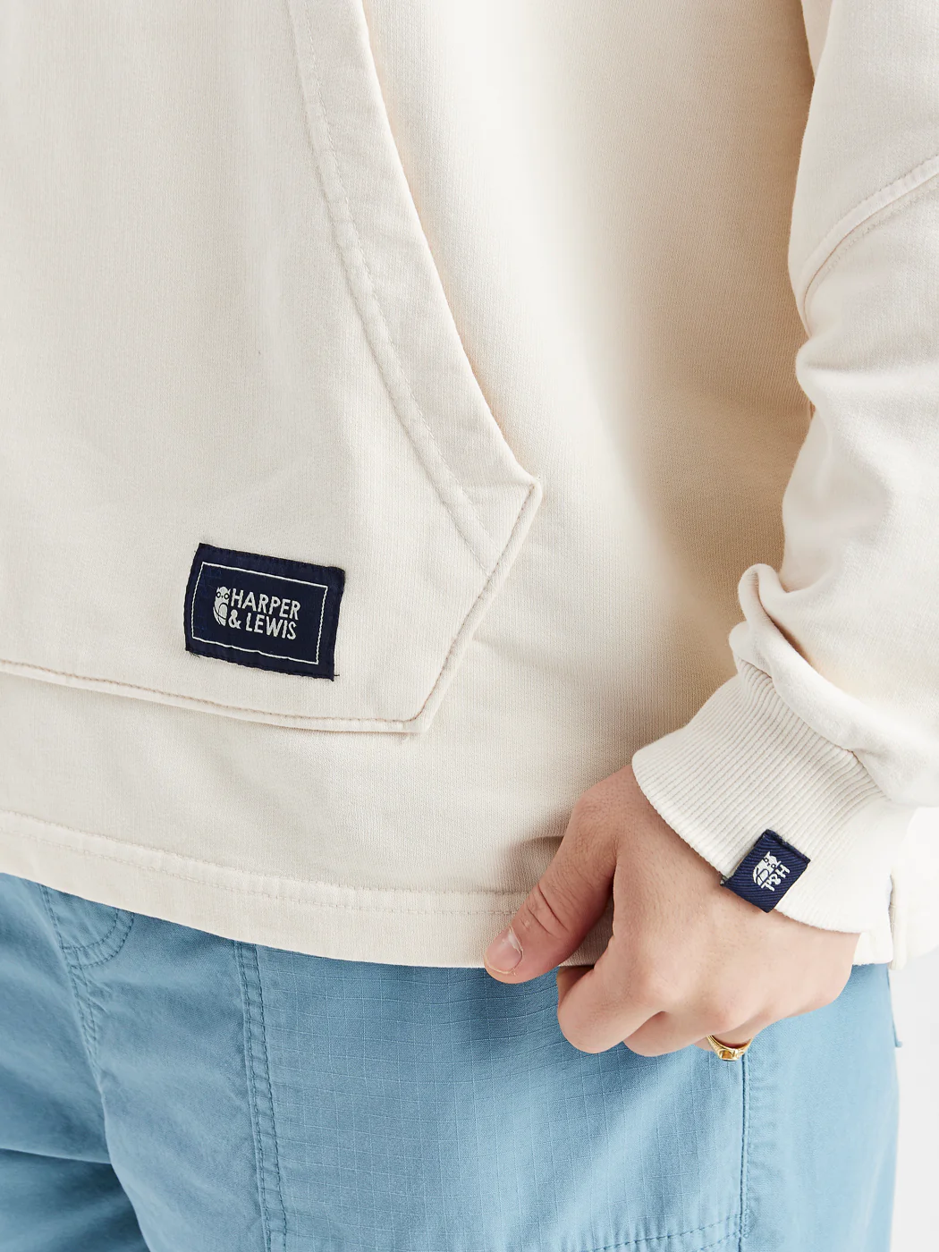 Kelsey Hoodie Cream - Harper & Lewis