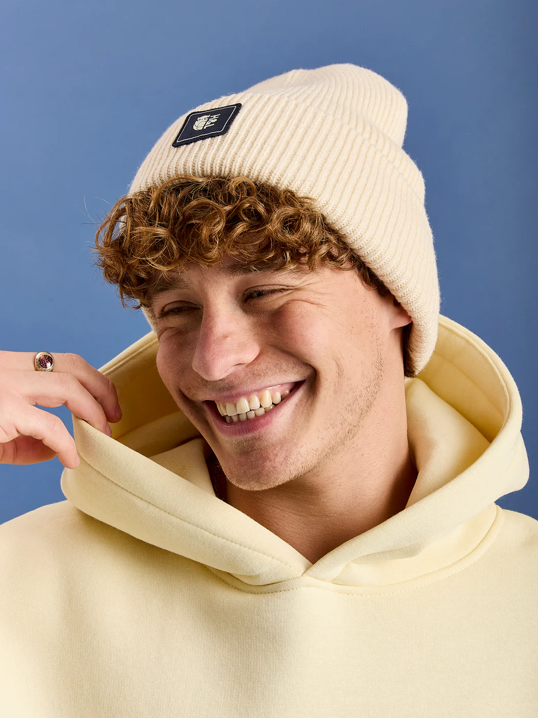 Murren Beanie Cream - Harper & Lewis