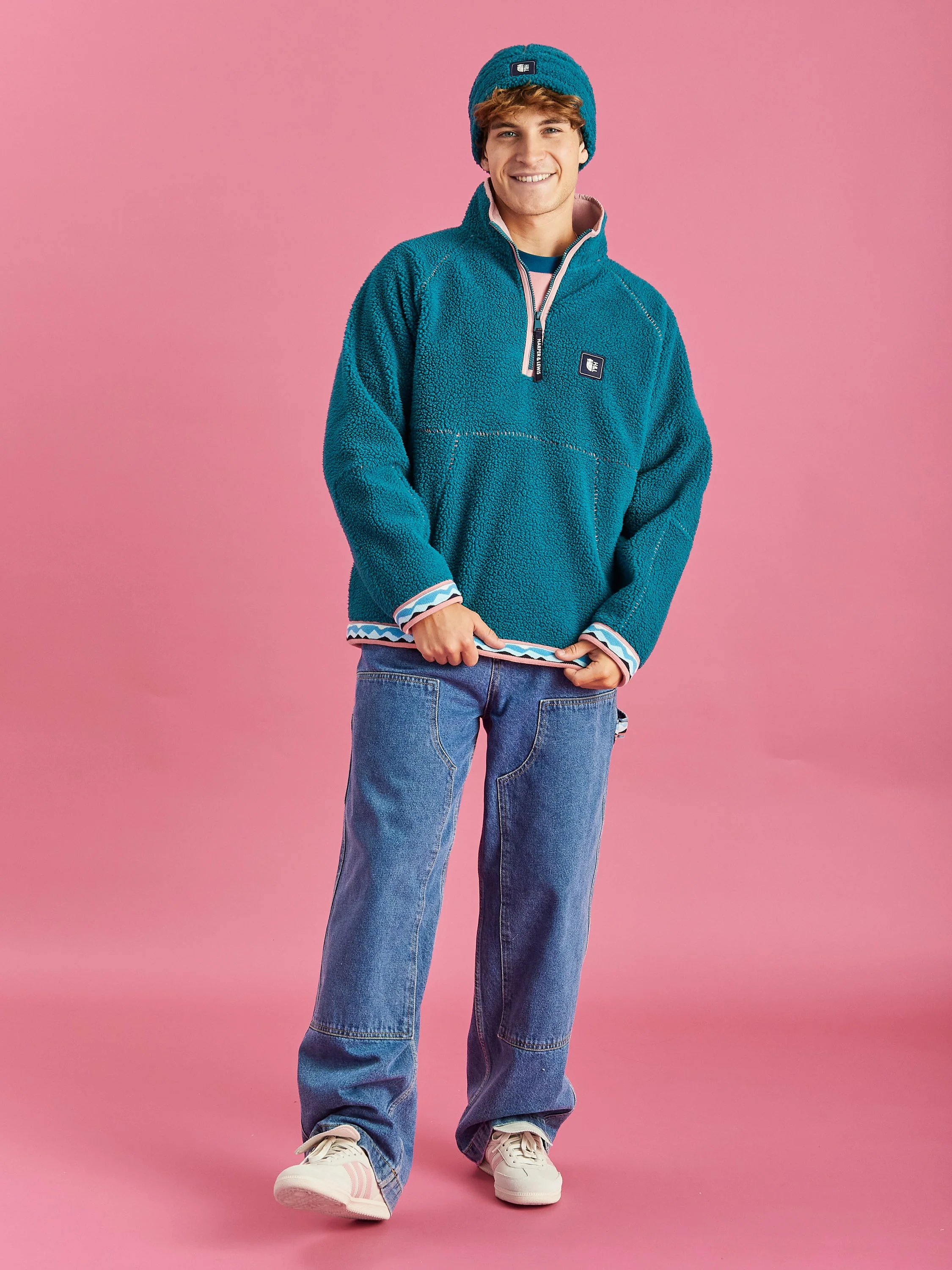 Gael 1/4 Zip Sherpa Fleece - Harper & Lewis