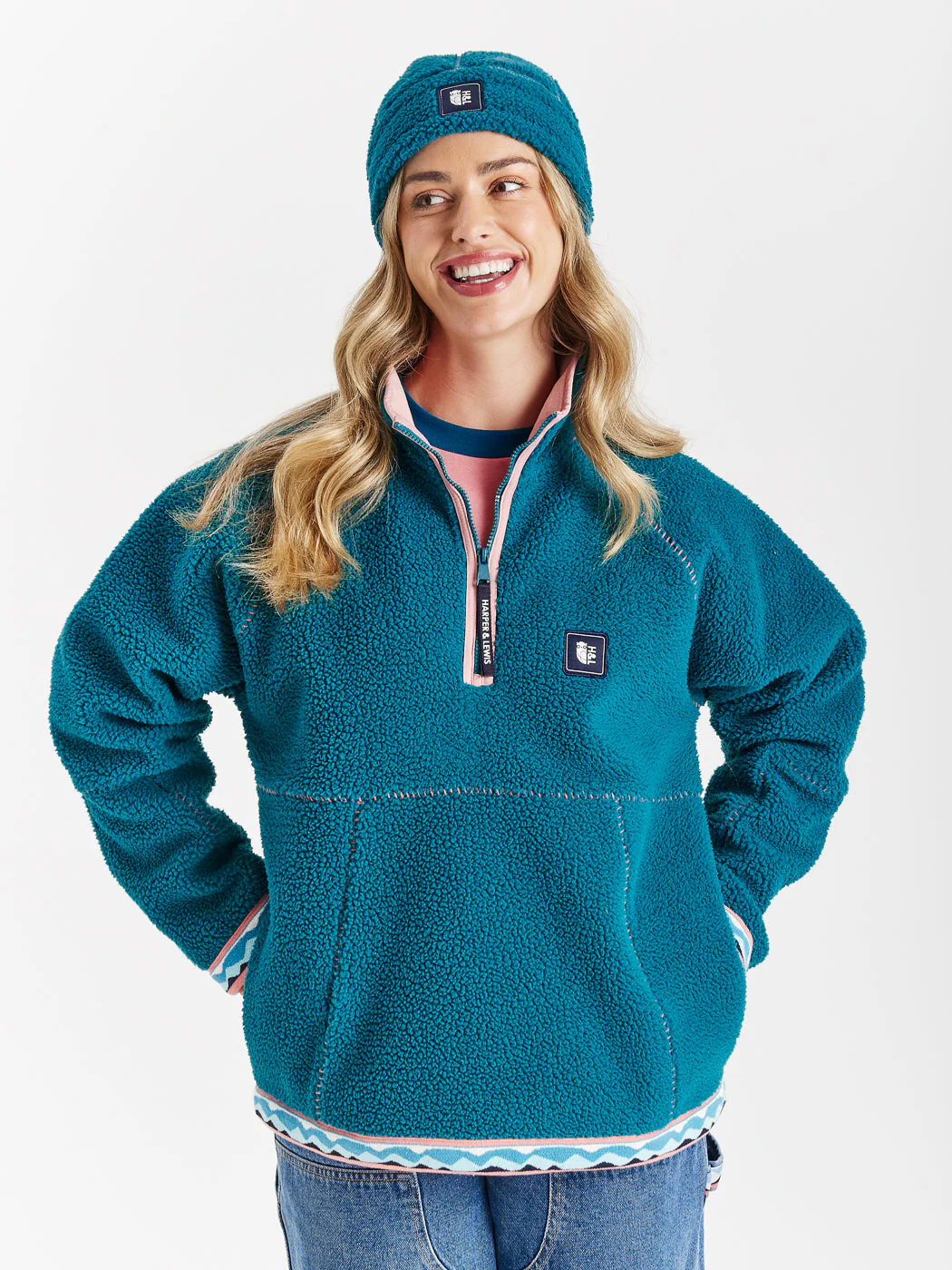 Gael 1/4 Zip Sherpa Fleece - Harper & Lewis