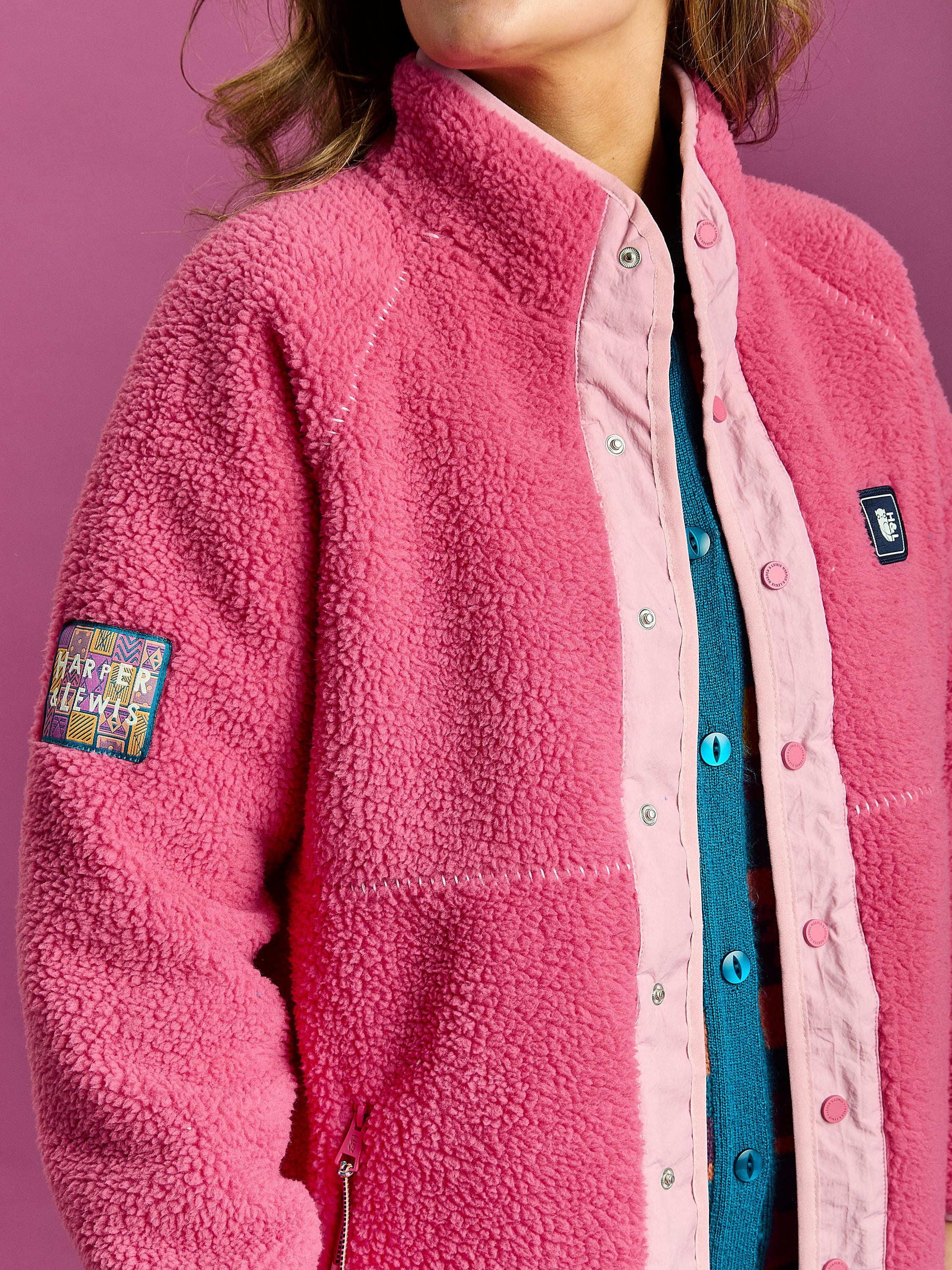 Frieda Sherpa Fleece Jacket - Harper & Lewis