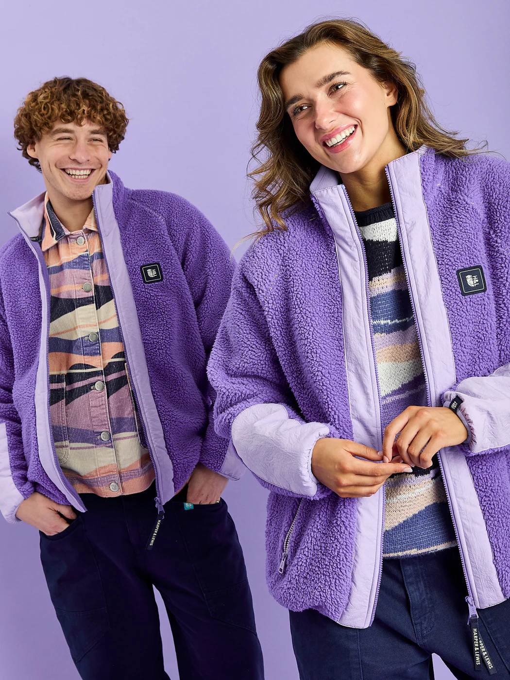 Leigh Sherpa Fleece Jacket - Harper & Lewis