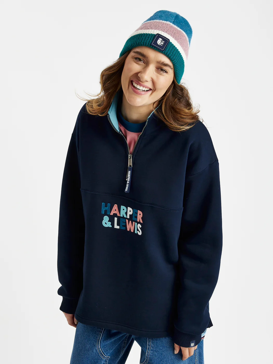 Frankie 1/4 Zip Sweater - Harper & Lewis