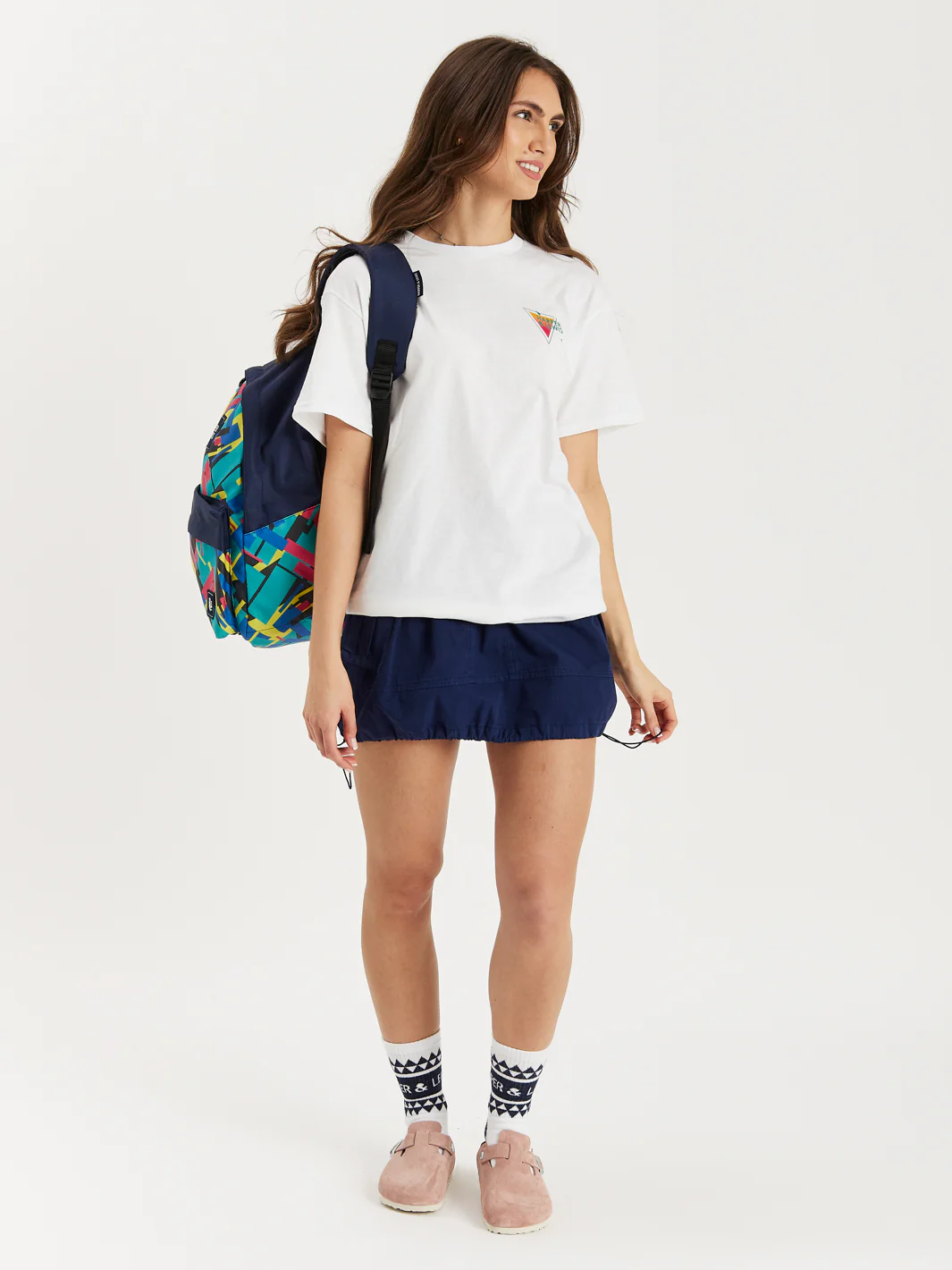 Ivo Retro Pattern Rucksack - Harper & Lewis