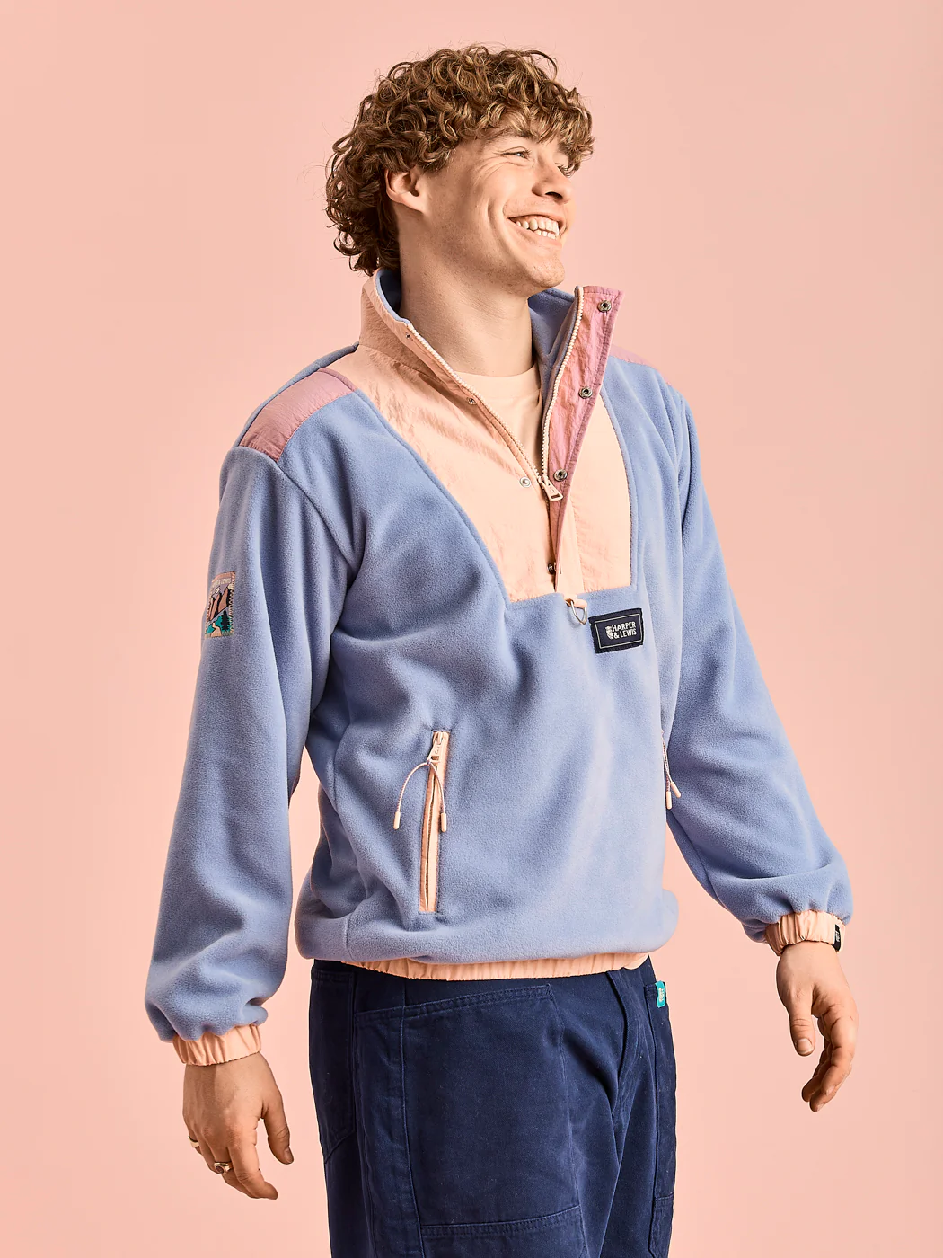 Meadow Popper Neck Fleece - Harper & Lewis