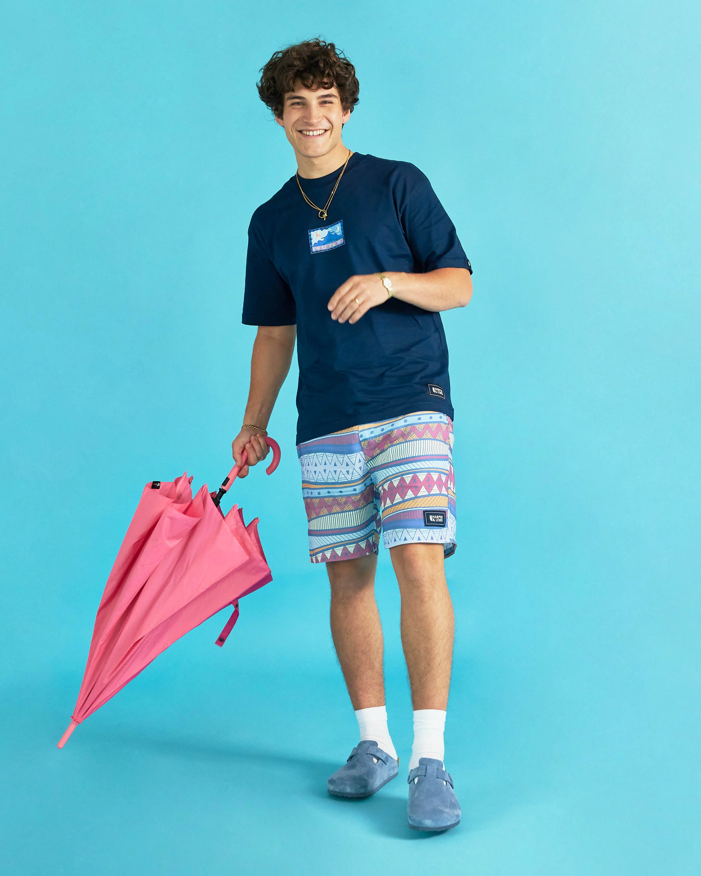 Elara Tee Navy - Harper & Lewis