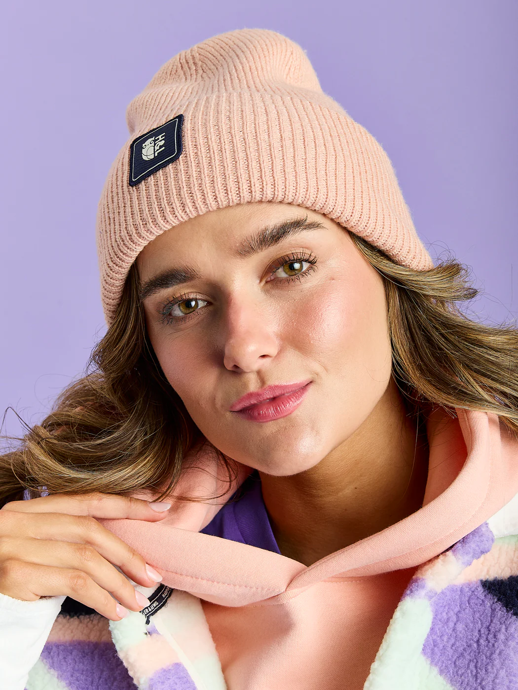 Murren Beanie Peach - Harper & Lewis