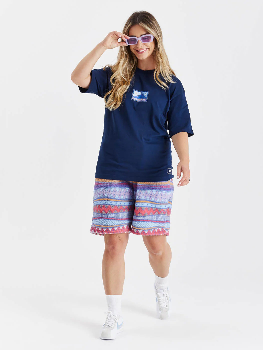 Elara Tee Navy - Harper & Lewis