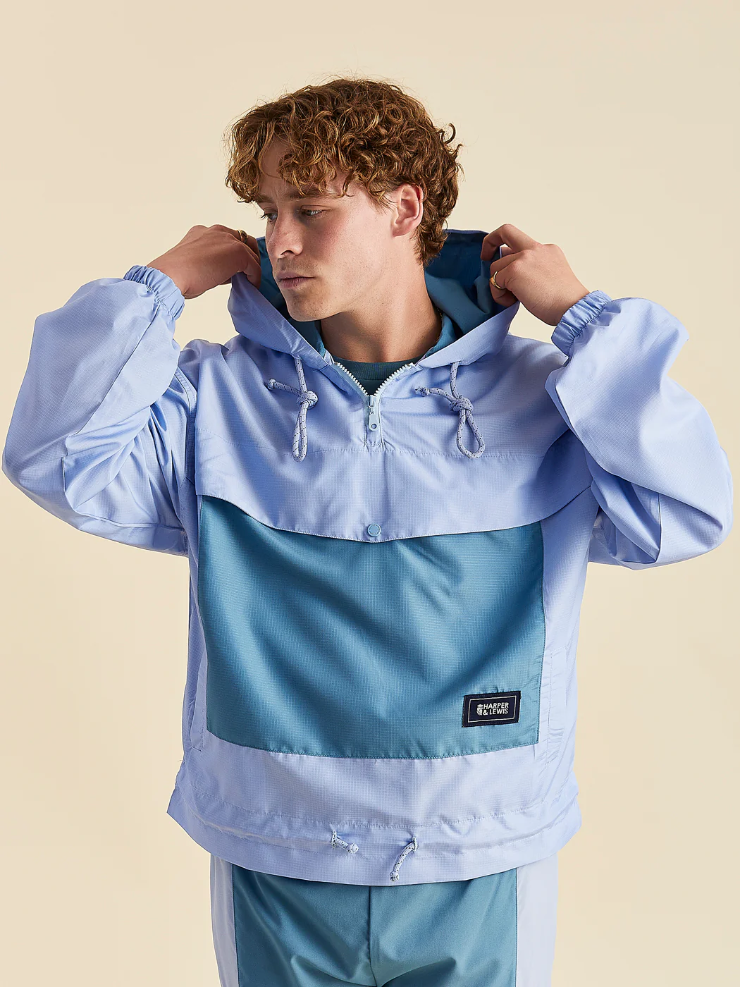 Lowen 1/4 Zip Hooded Jacket - Harper & Lewis