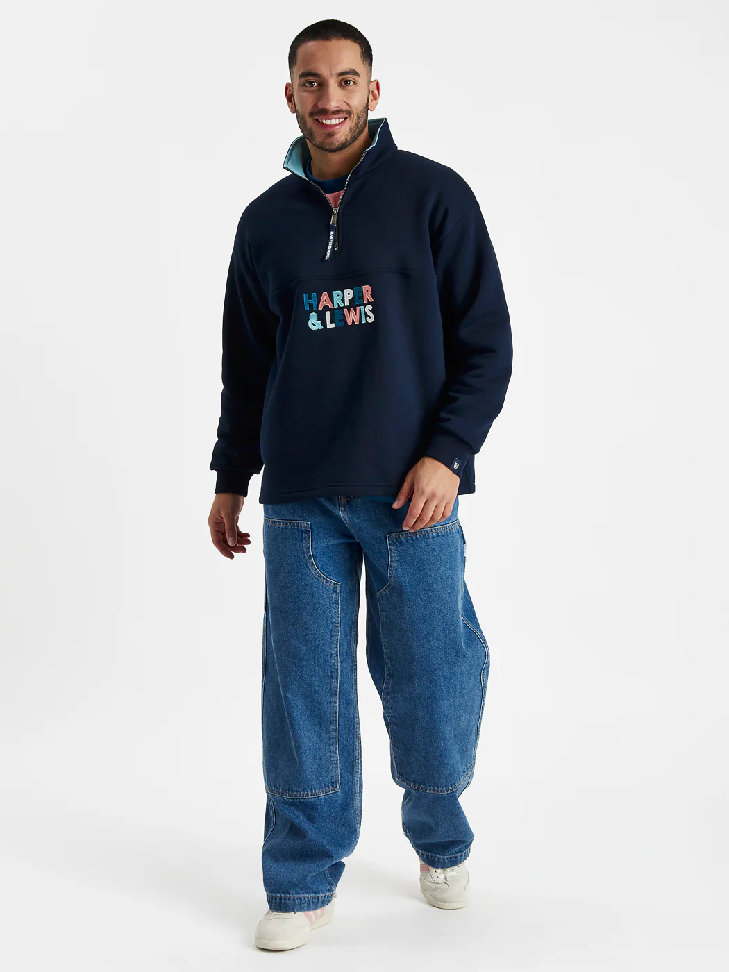 Frankie 1/4 Zip Sweater - Harper & Lewis