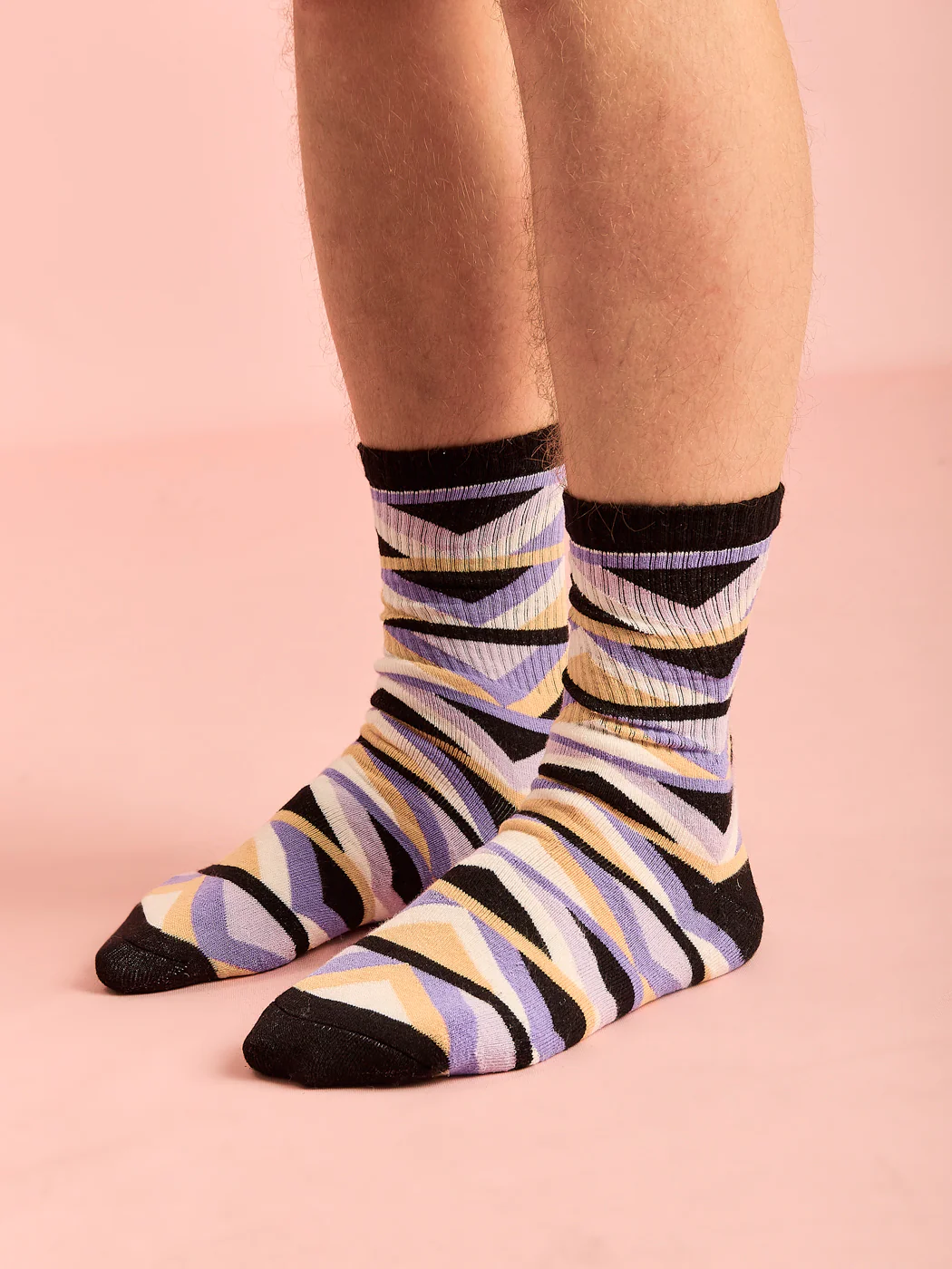 Raver Retro Pattern Socks - Harper & Lewis