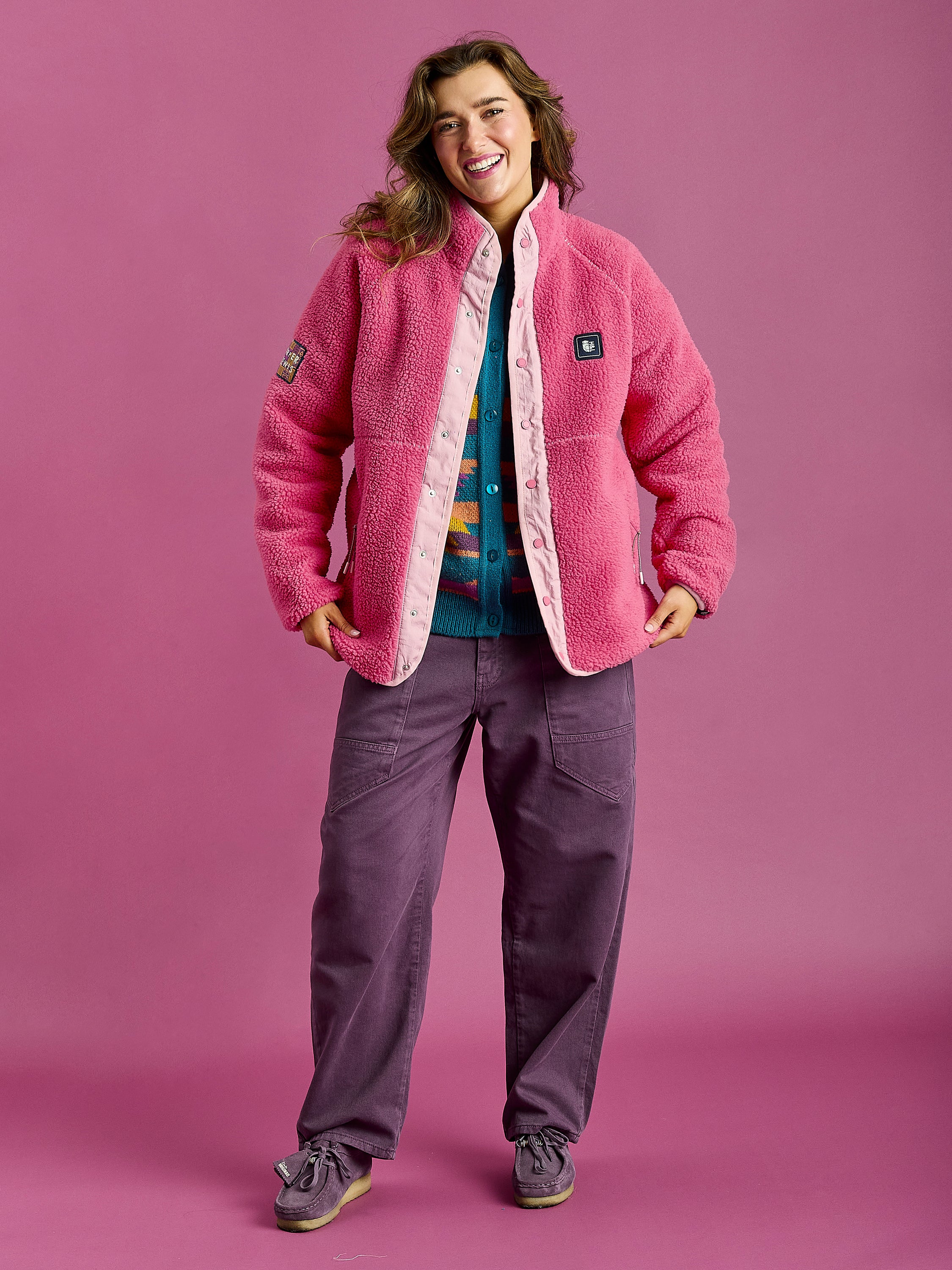 Frieda Sherpa Fleece Jacket - Harper & Lewis