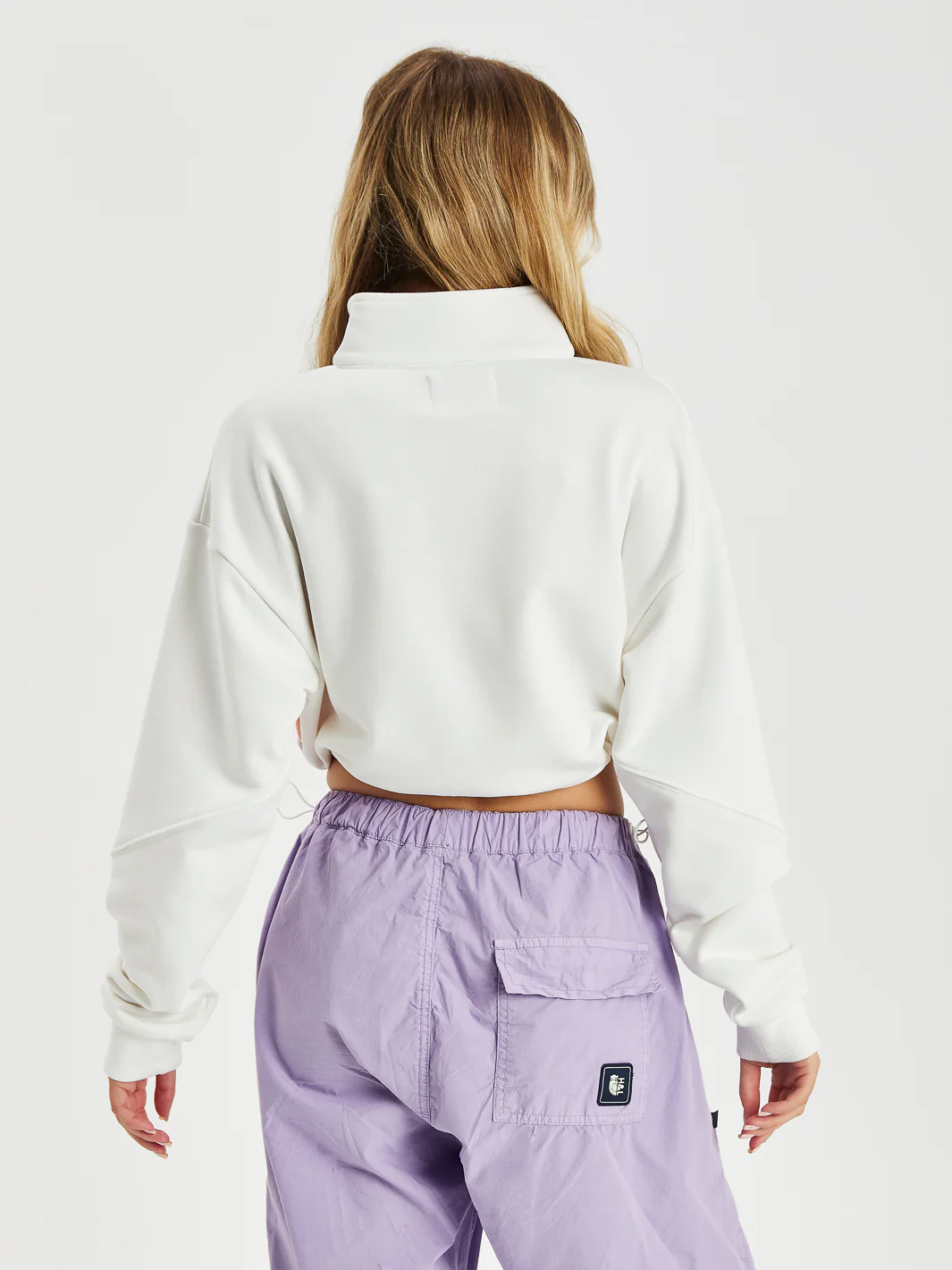 Vinca Cropped 1/4 Zip Sweater - Harper & Lewis