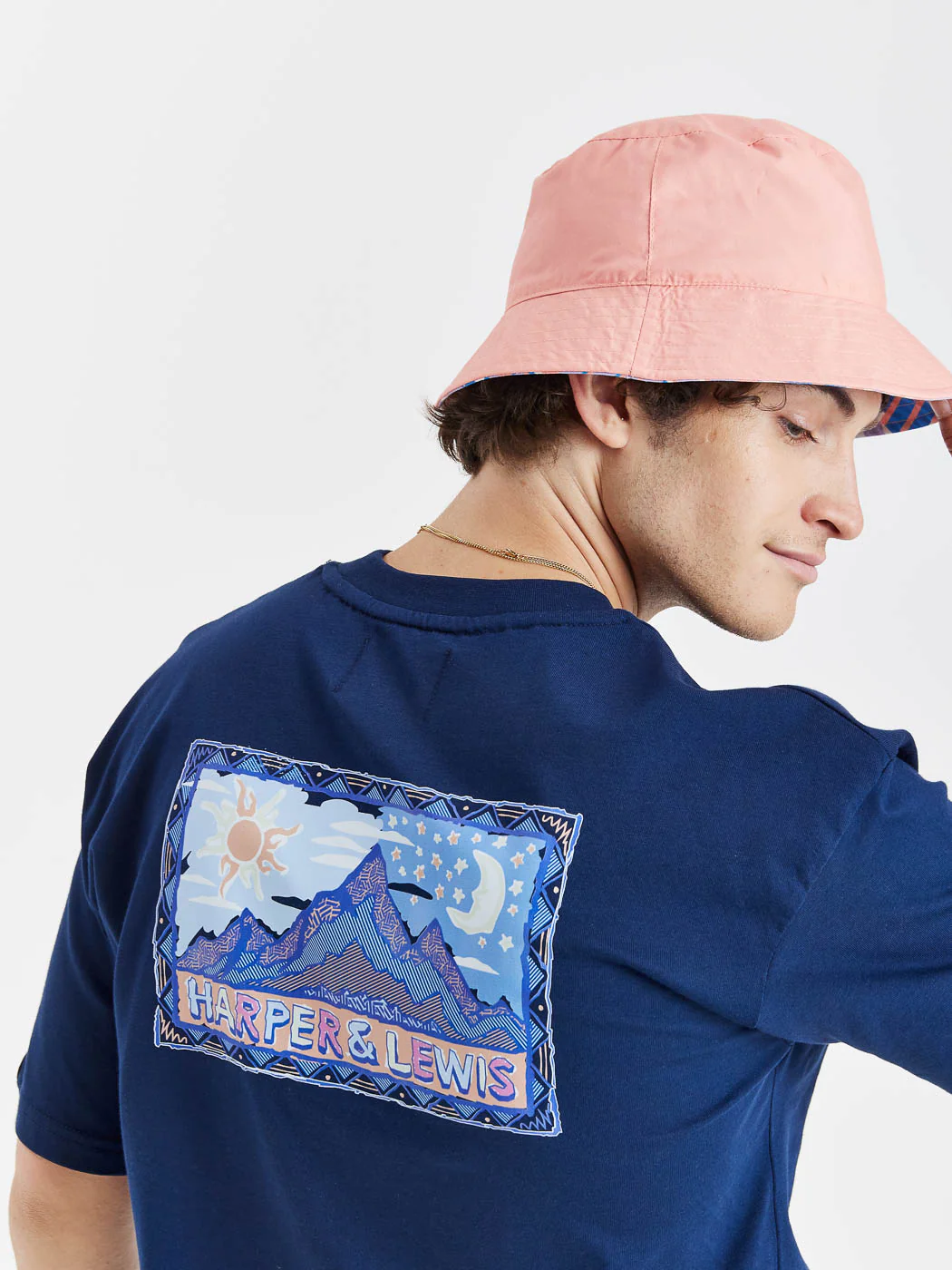 Elara Tee Navy - Harper & Lewis