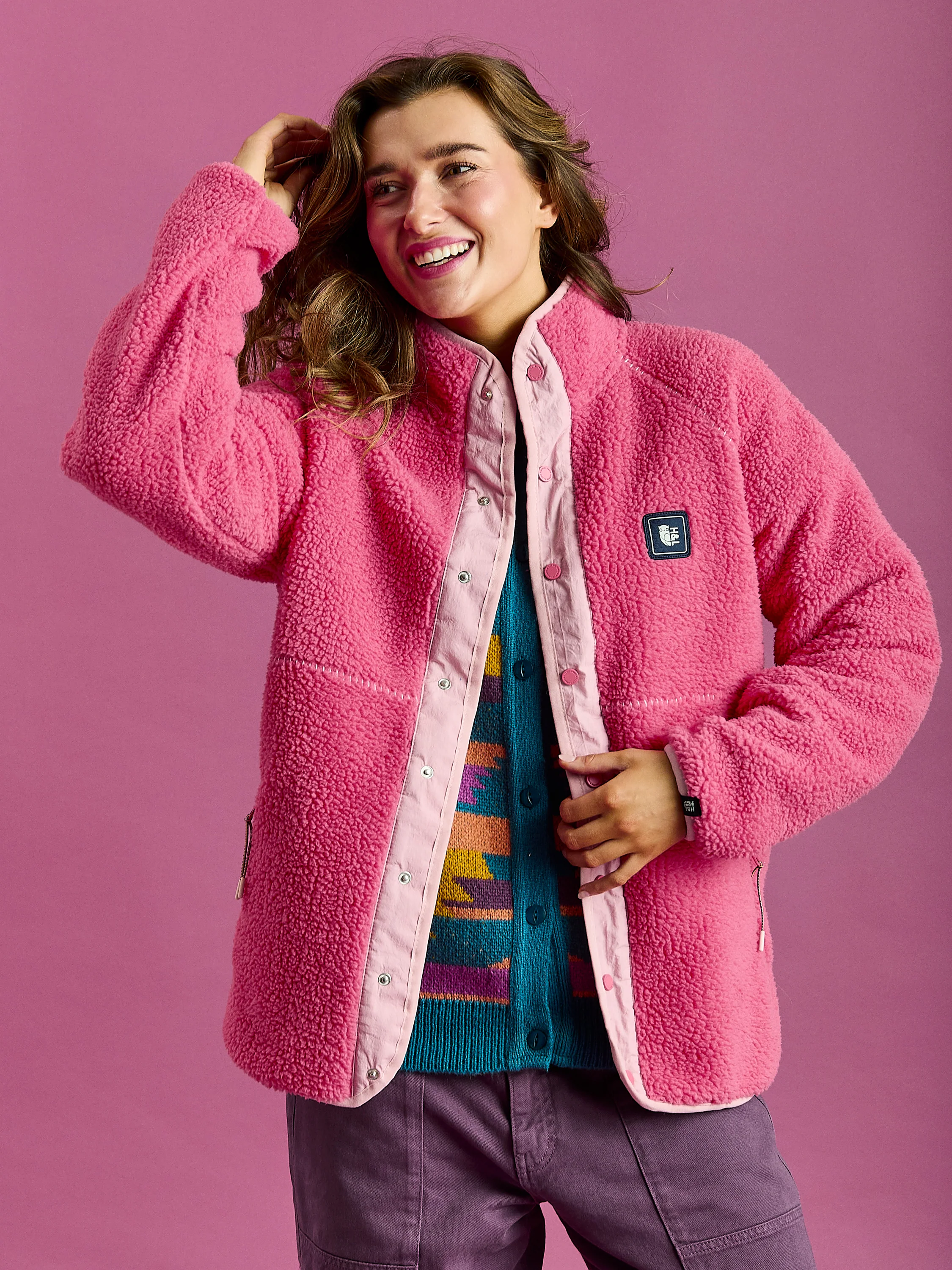 Frieda Sherpa Fleece Jacket - Harper & Lewis