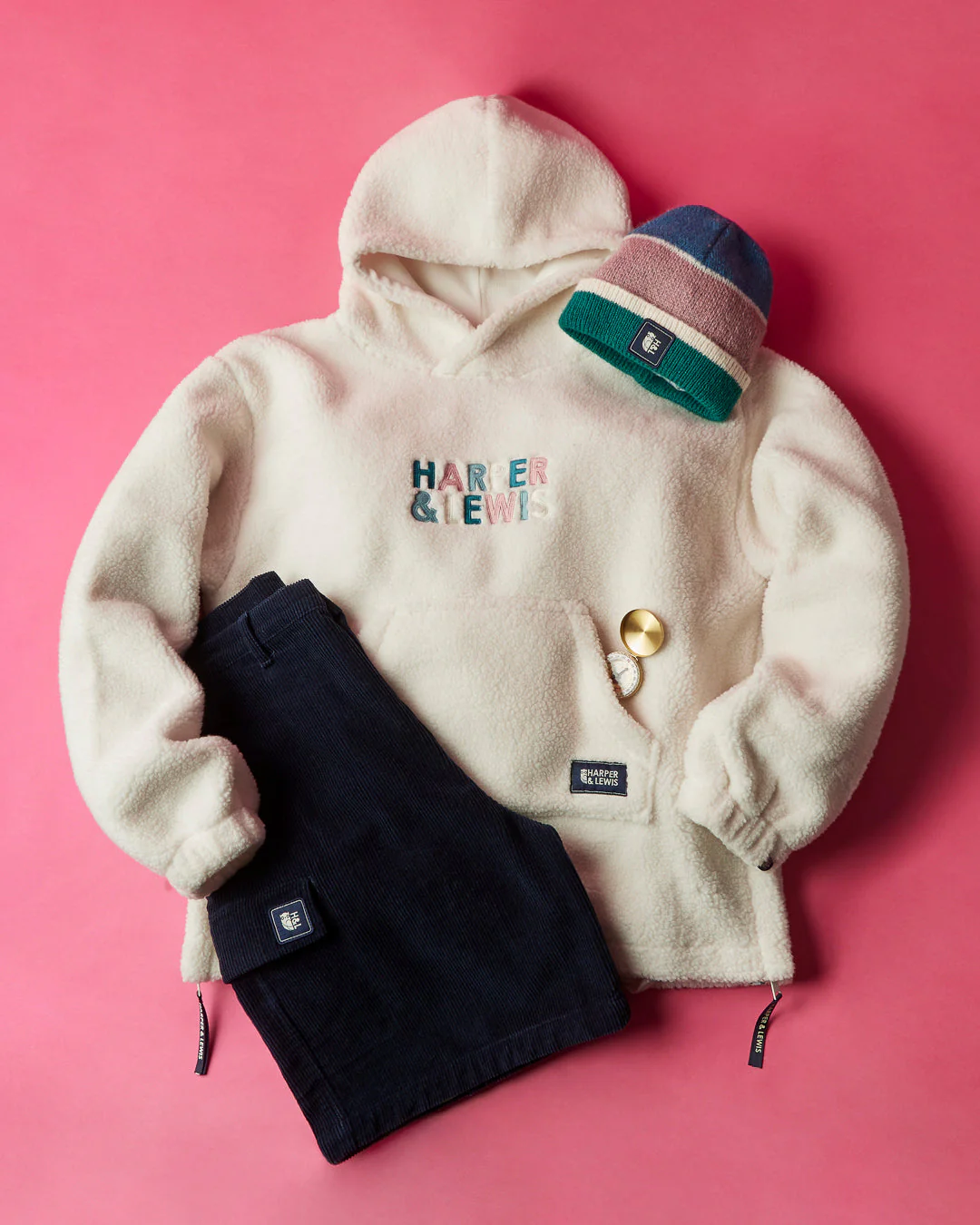 Joss Hooded Sherpa Fleece - Harper & Lewis