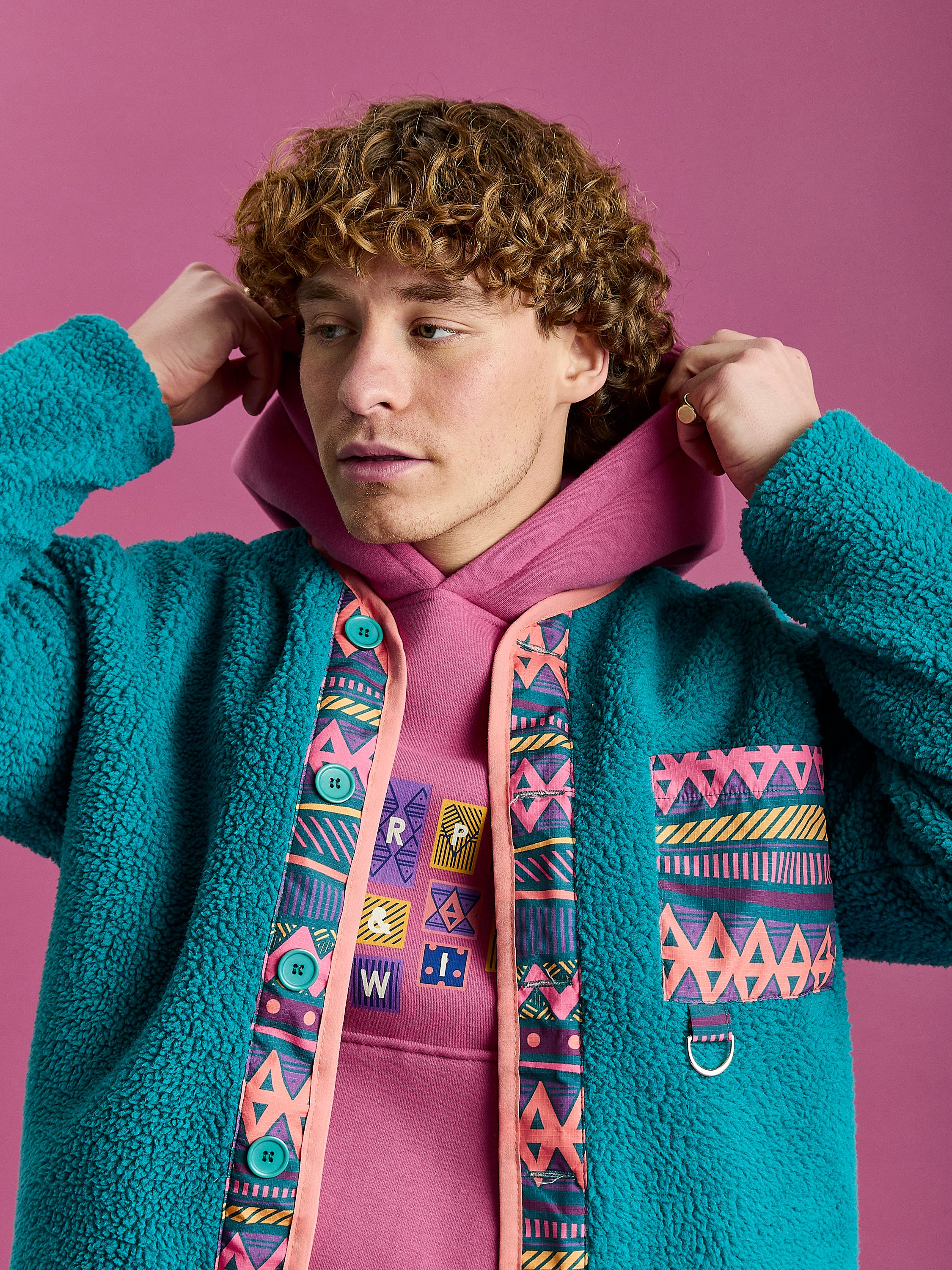 Leif Sherpa Fleece Jacket - Harper & Lewis