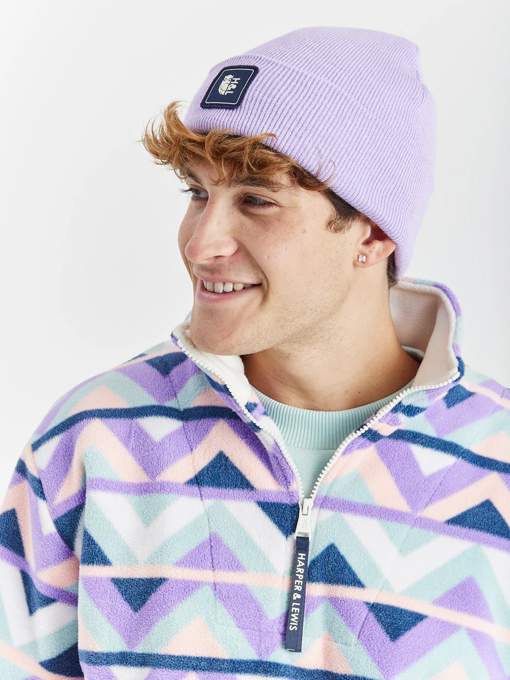 Vail Beanie Lavender - Harper & Lewis